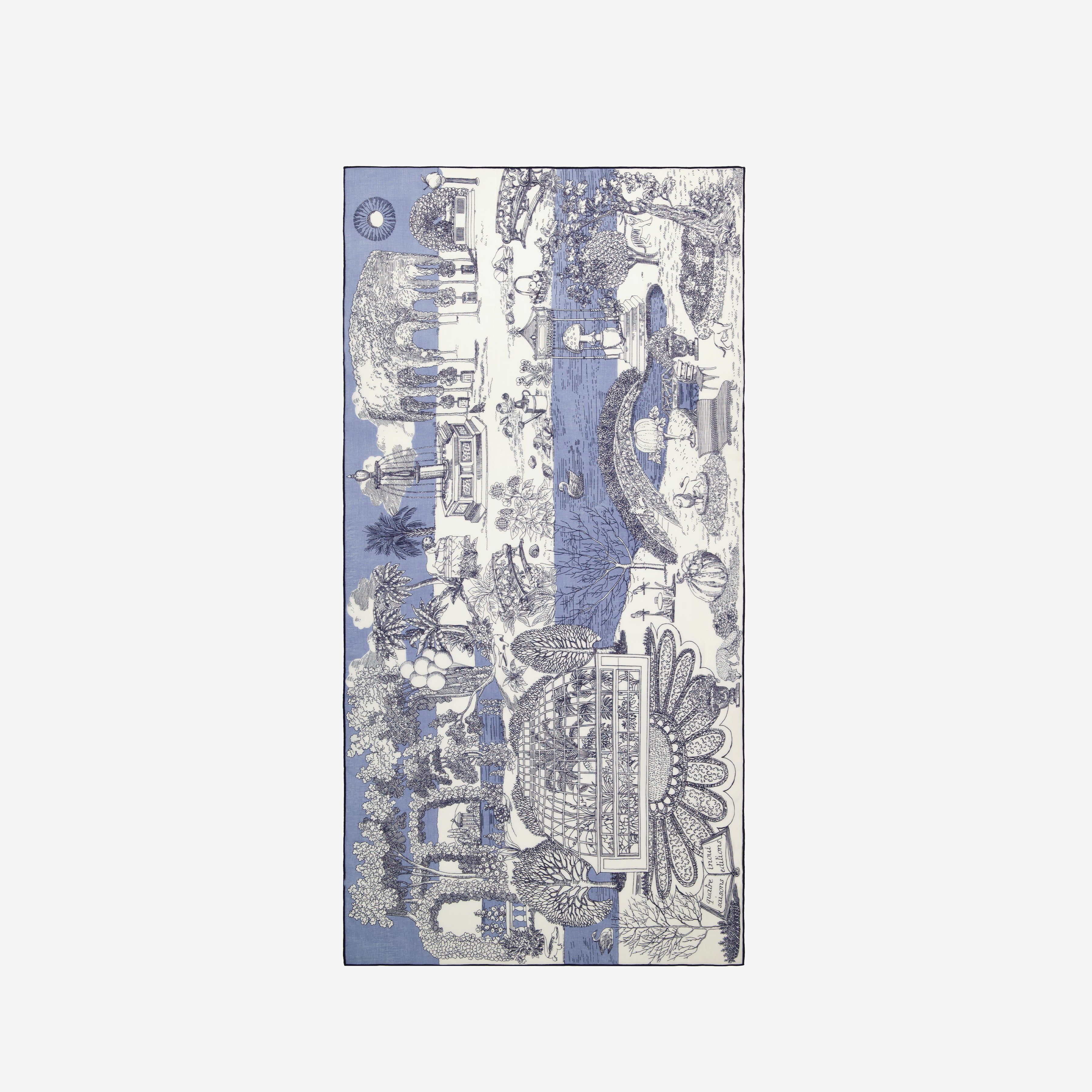 Bufanda 100 - Quatre Saisons - Azul