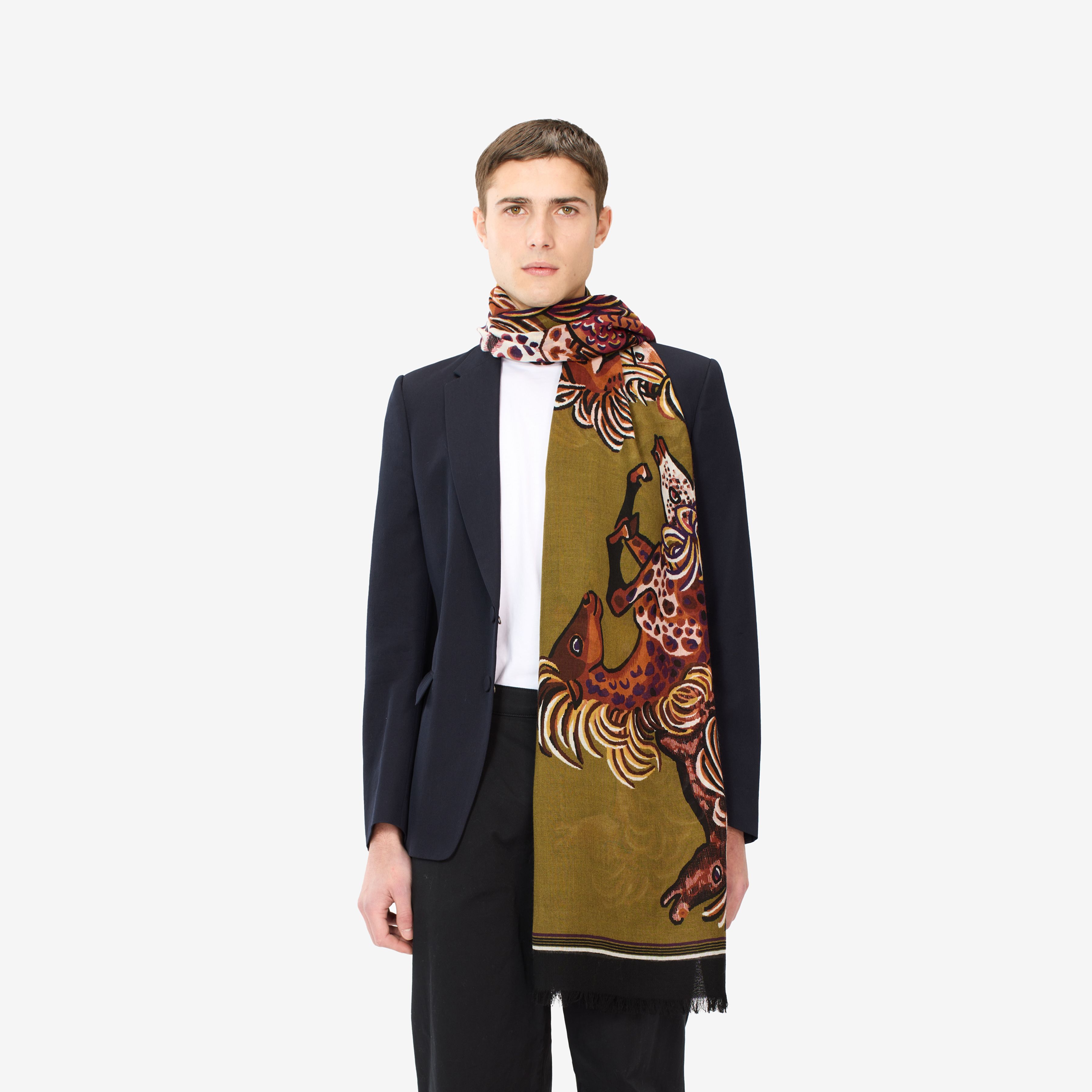 Scarf 80 - Western - Khaki