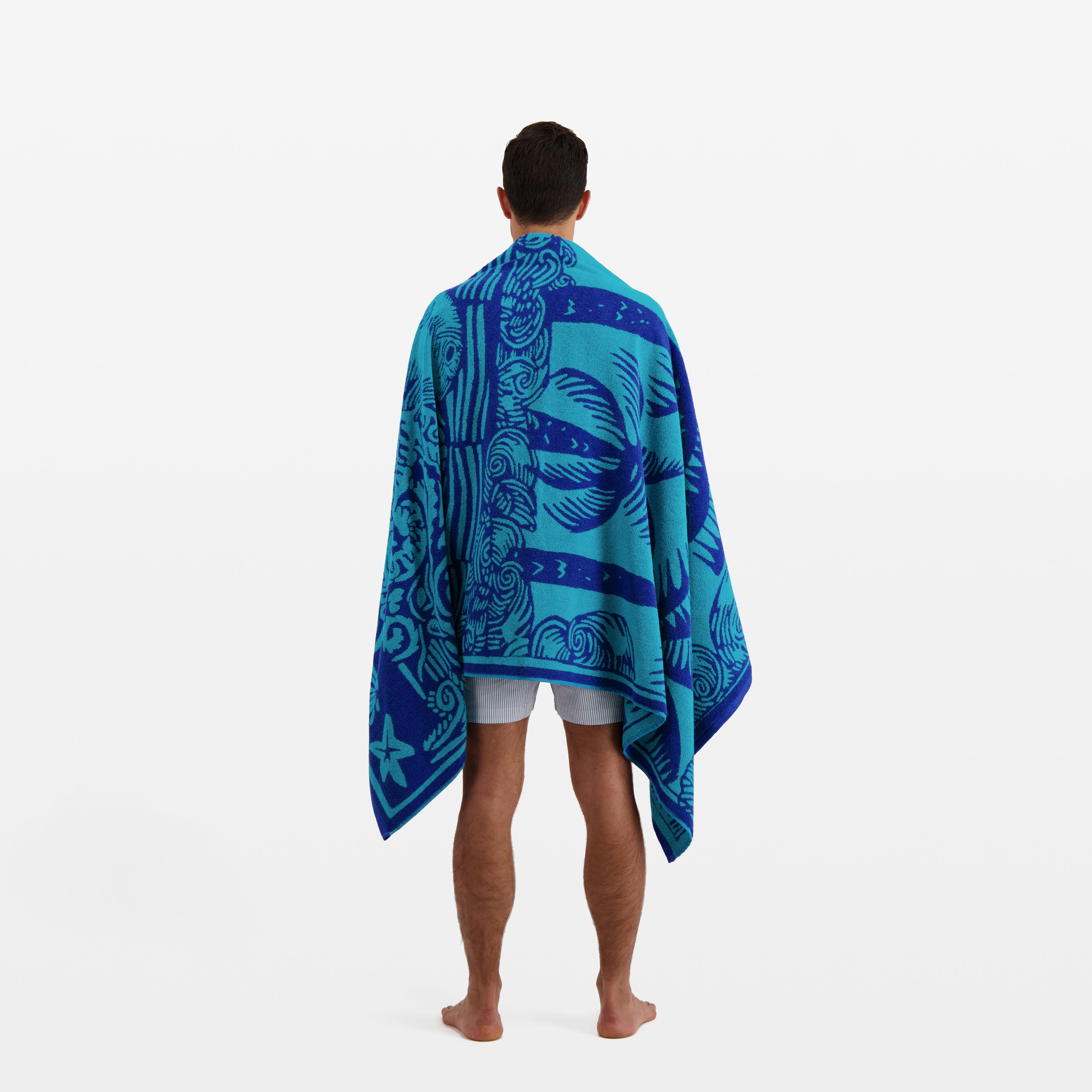 Strandtuch - Poulpe - Blau