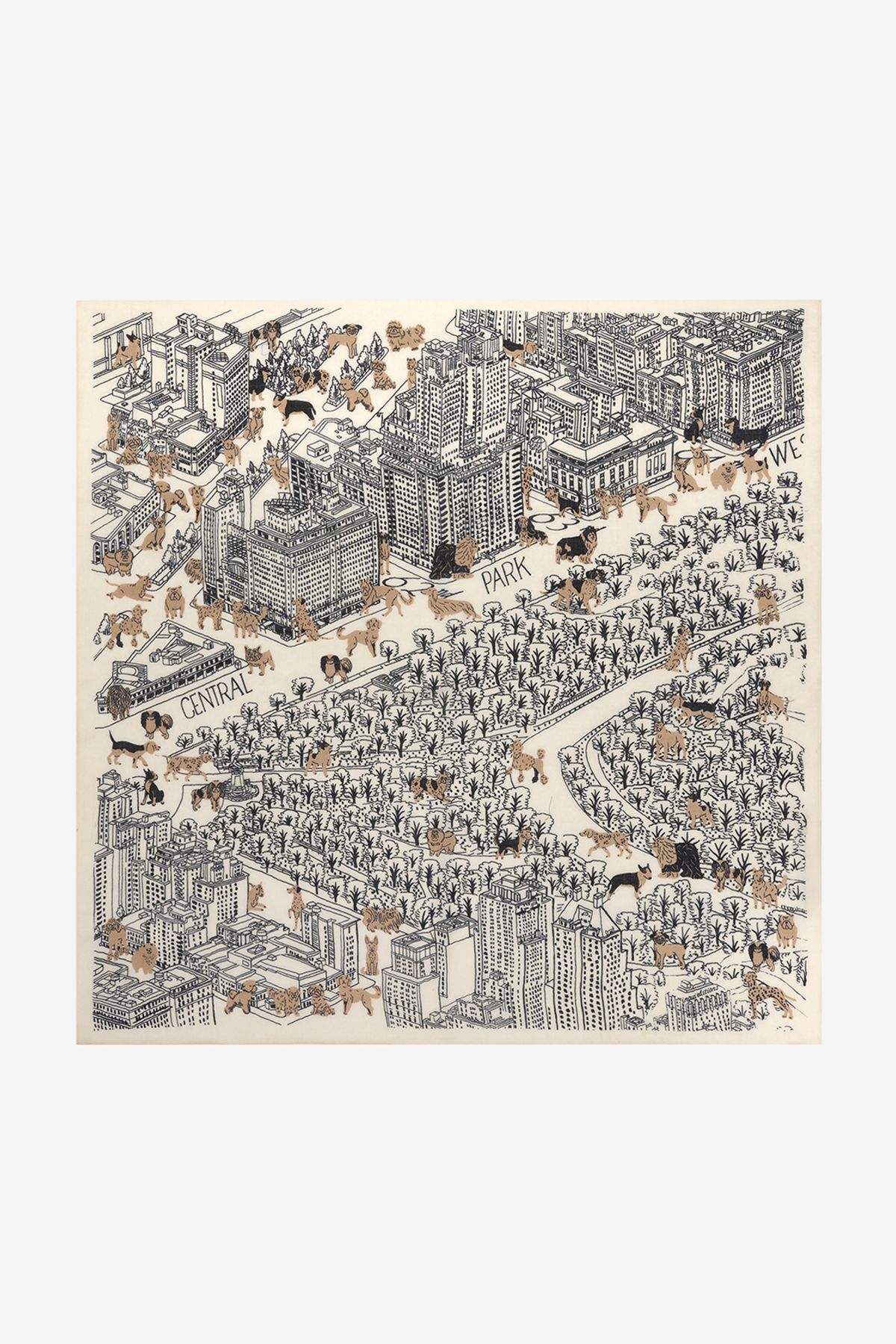 Carré 100 - Central Park - Blanc