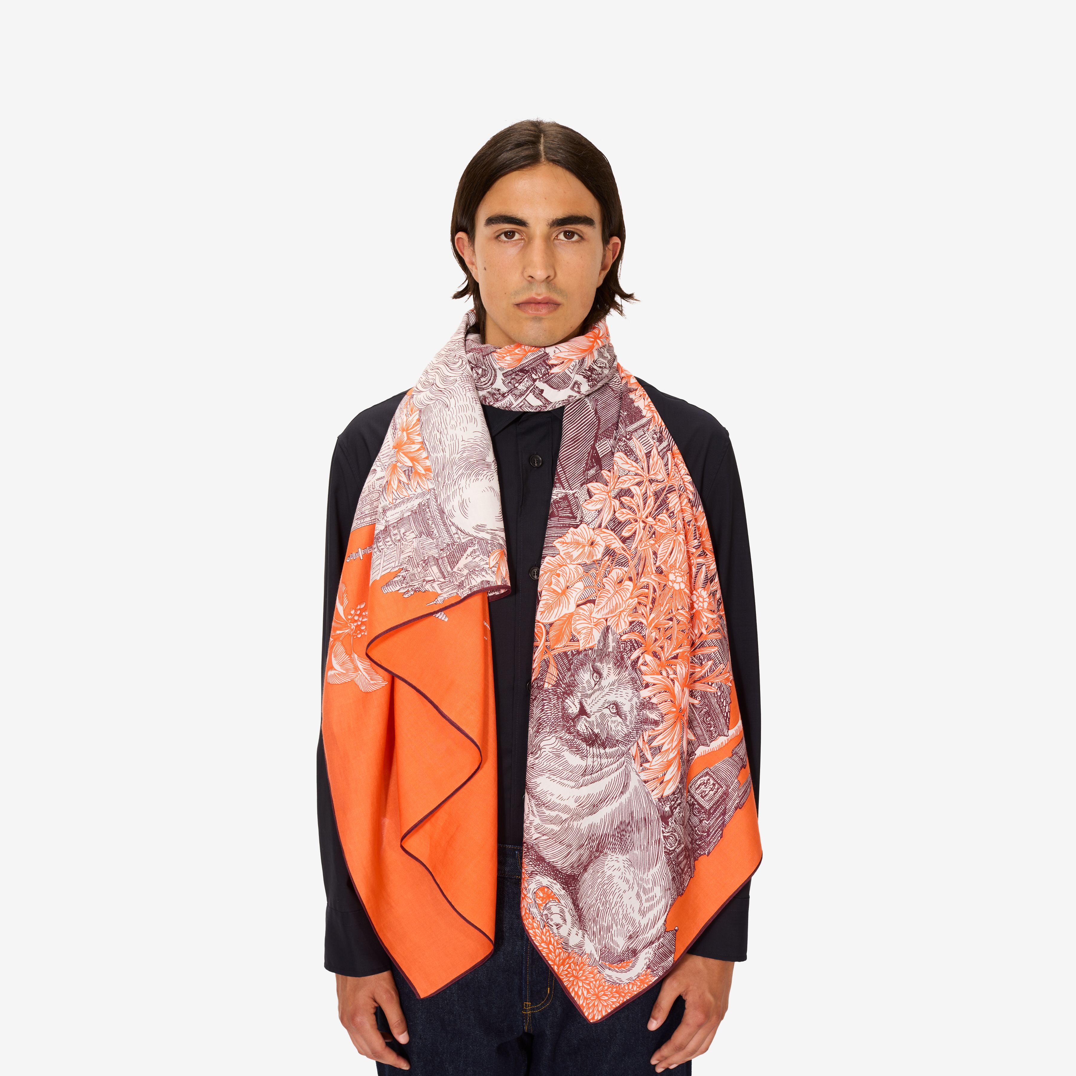 Scarf 100 - Piranesi - Orange