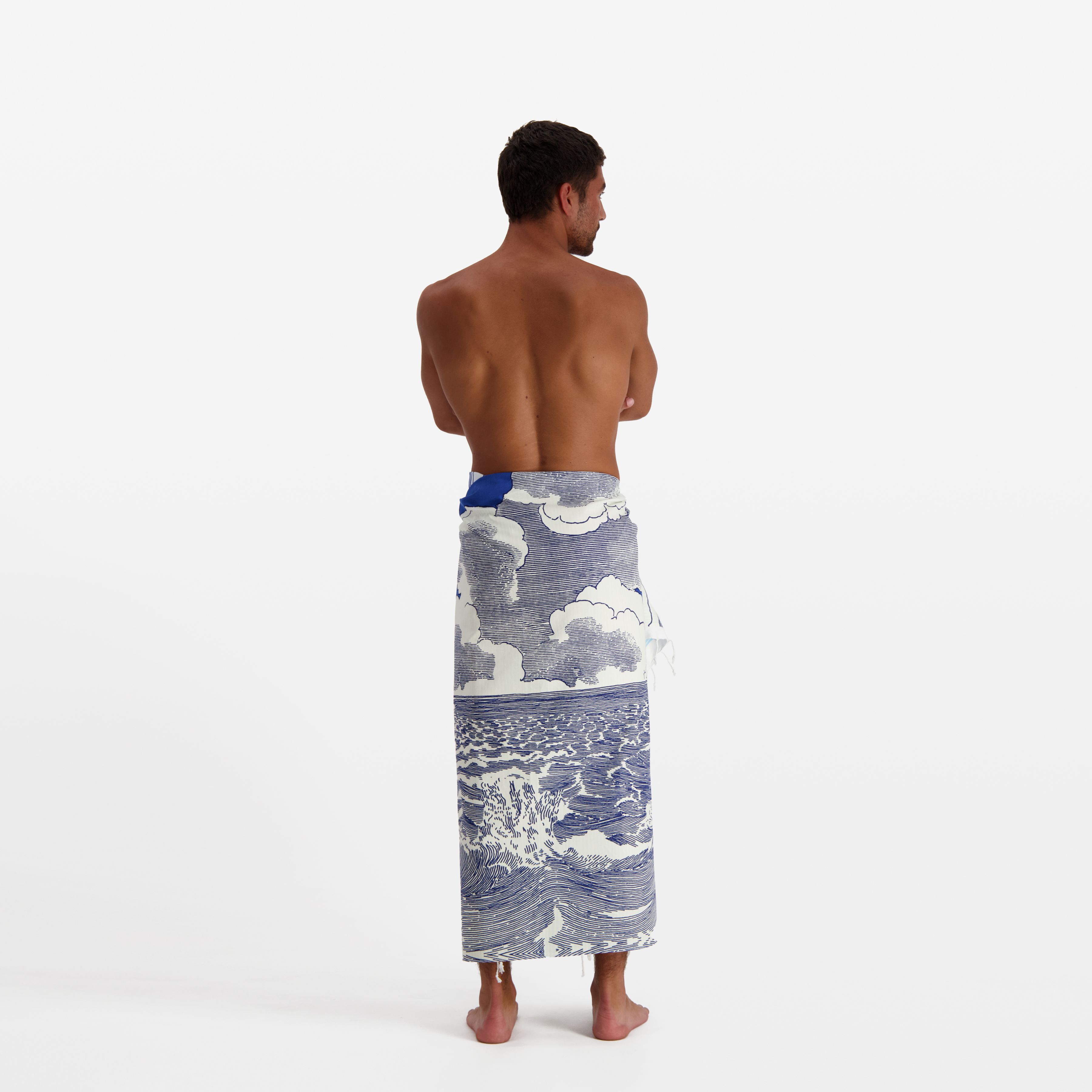 Fouta 100 - Oceanique - Bleu Marine