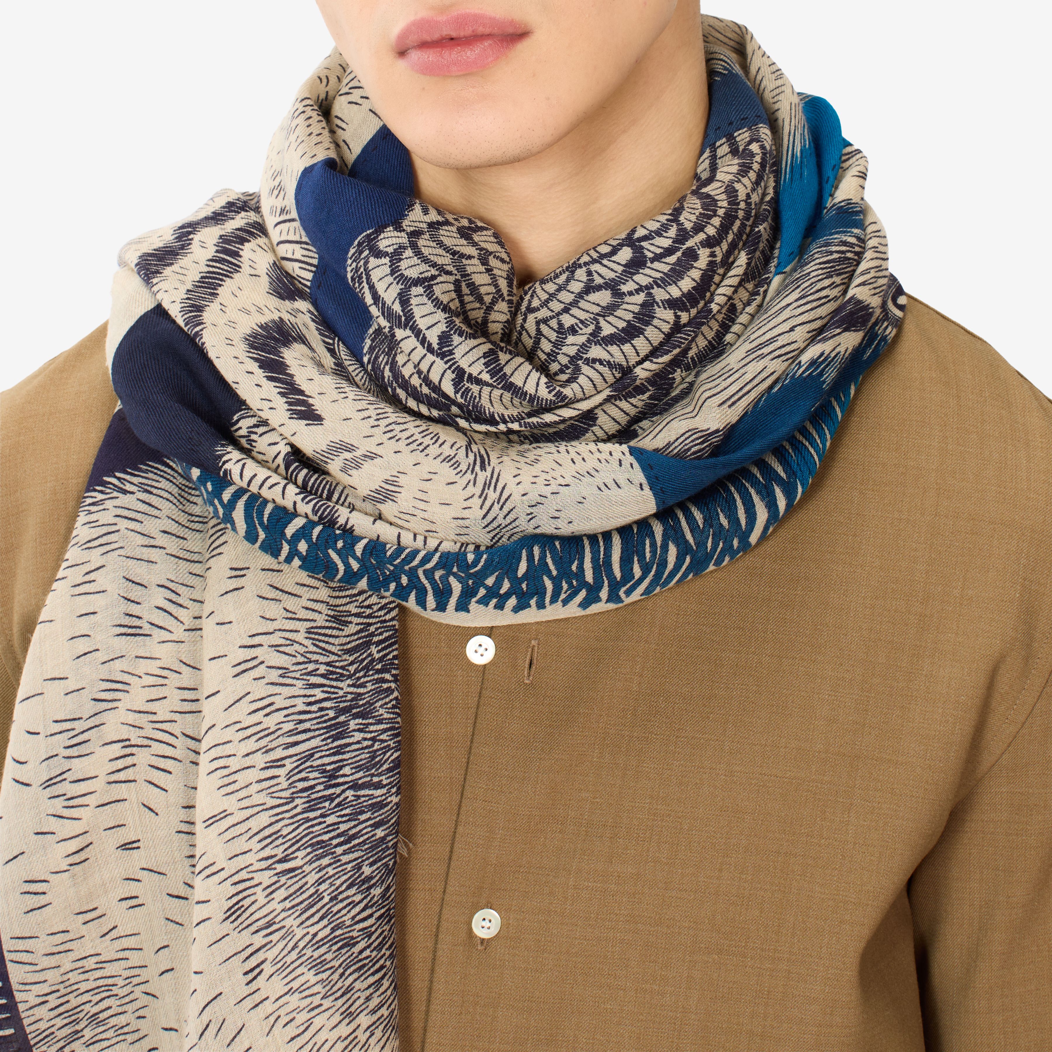 Scarf 70 - Freres - Blue