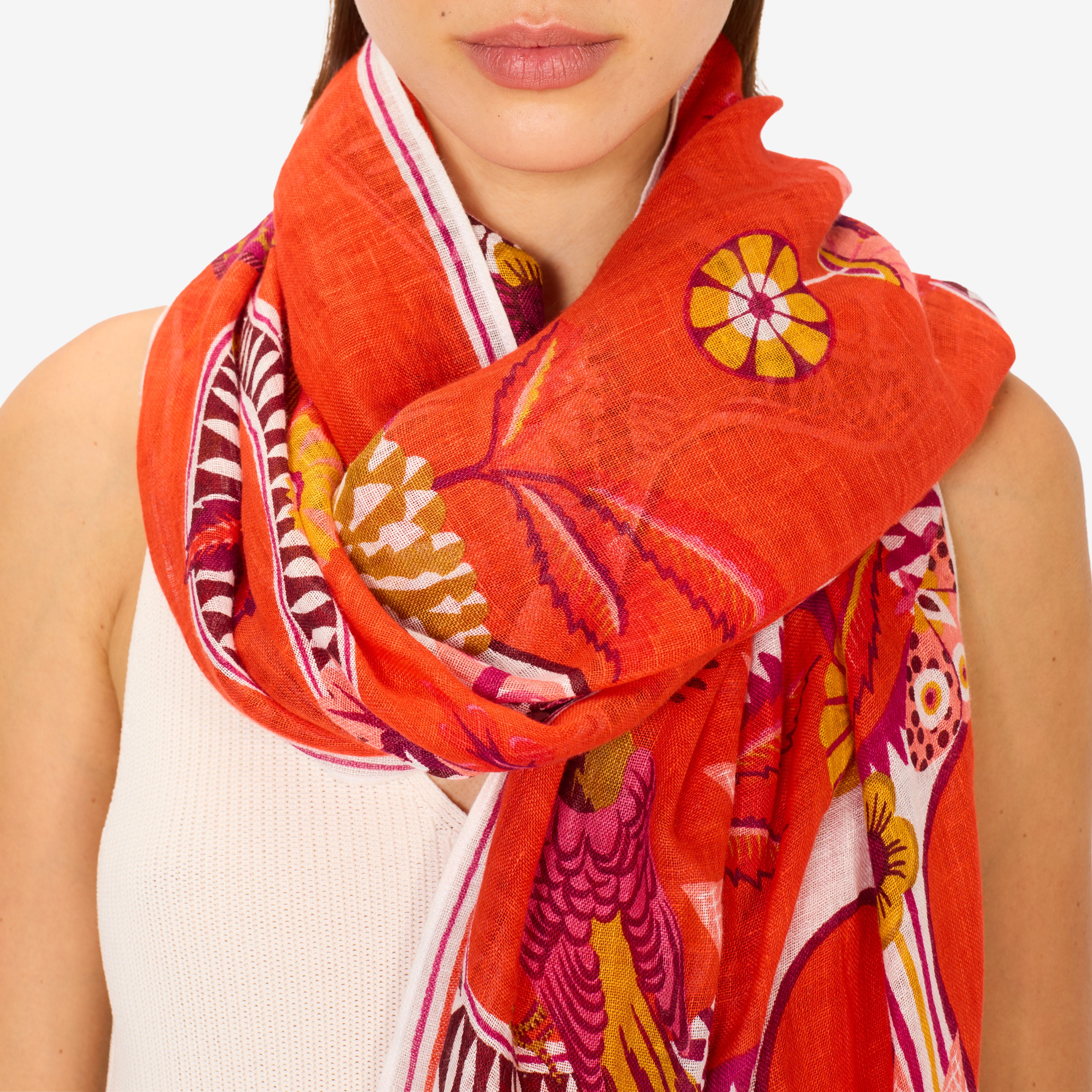 Scarf 100 - Diego - Orangeade