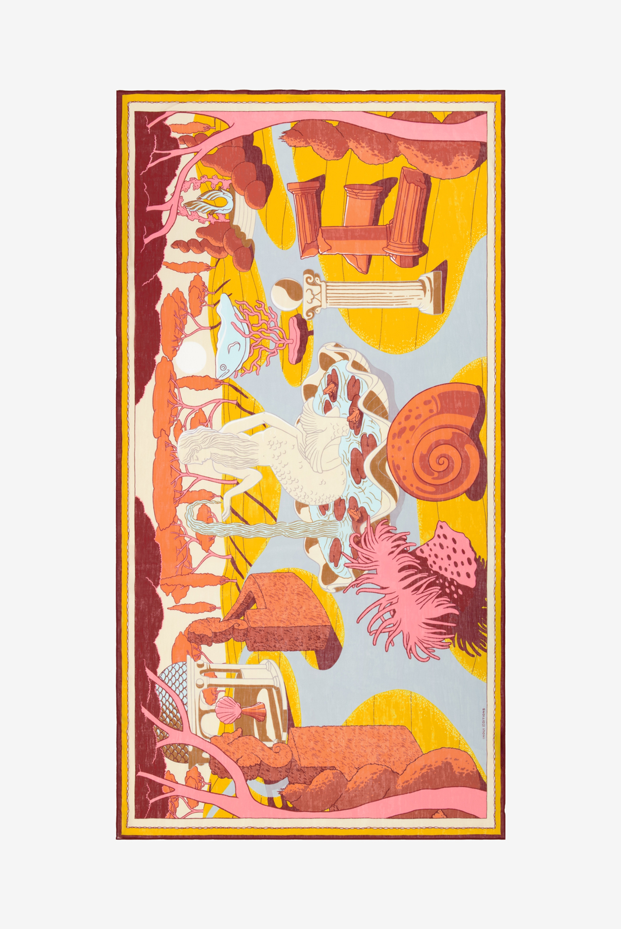 Scarf 100 - Jardin - Yellow
