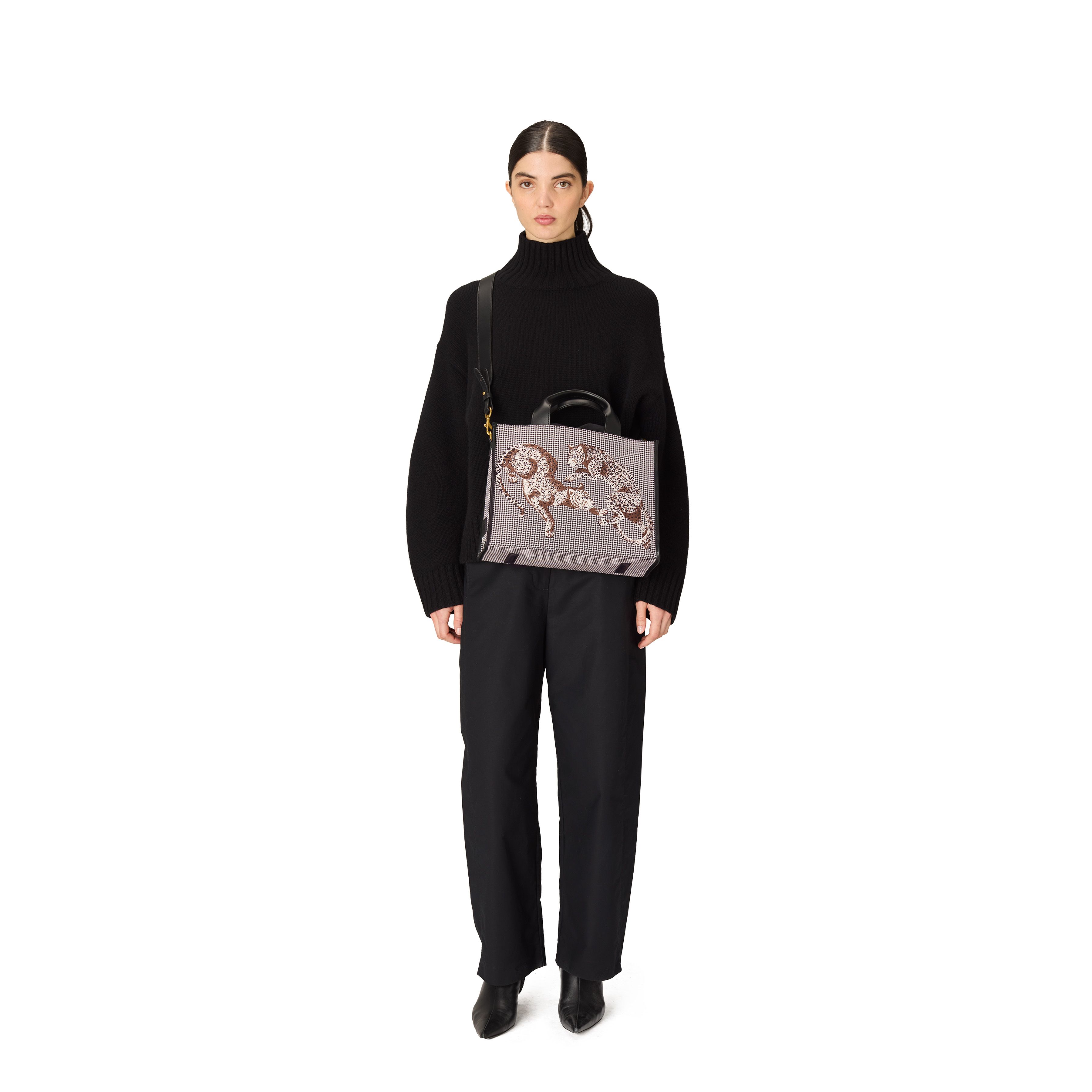 Nomade Bag - Jorgen Houndstooth - Black
