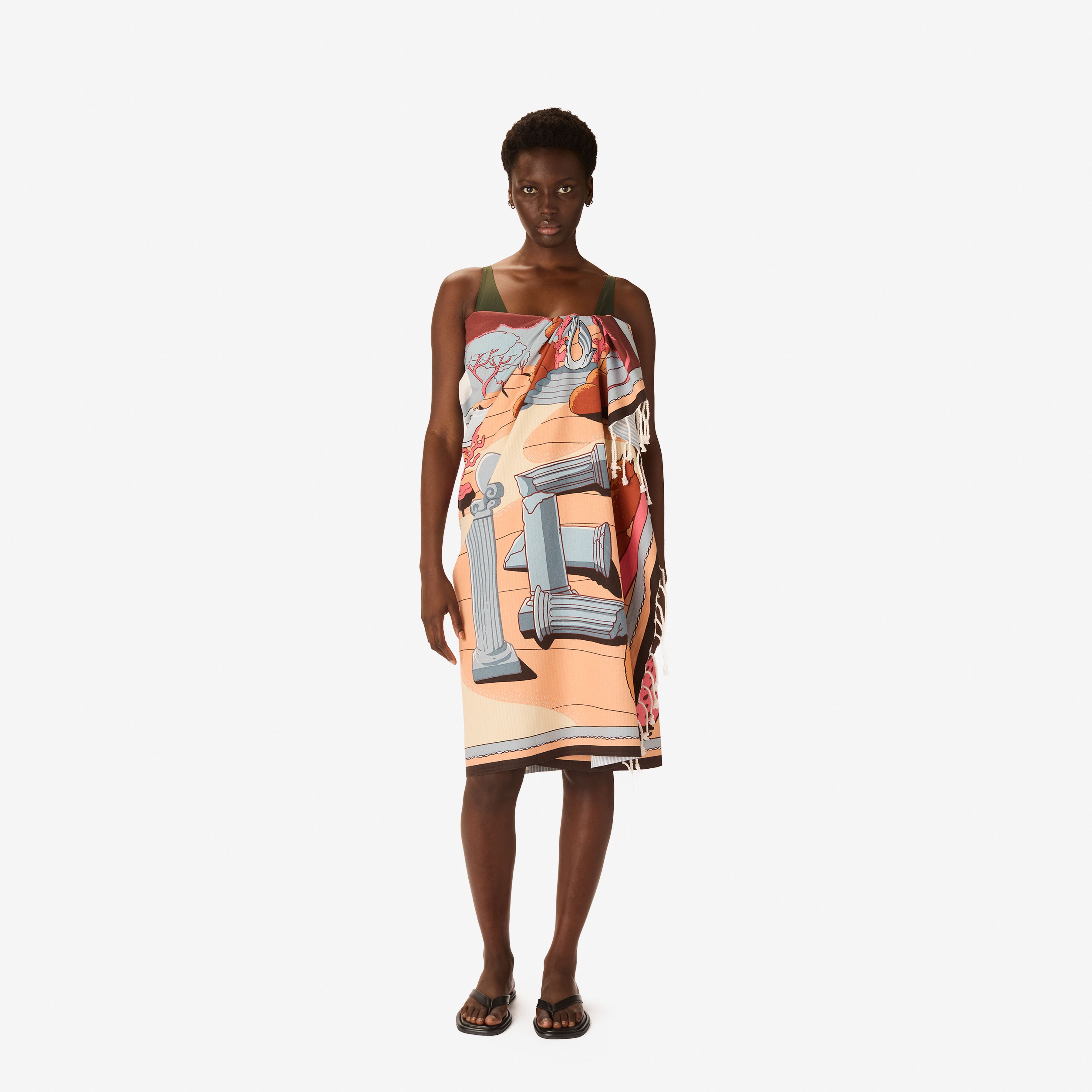 Fouta Towel 100 - Jardin - Coral