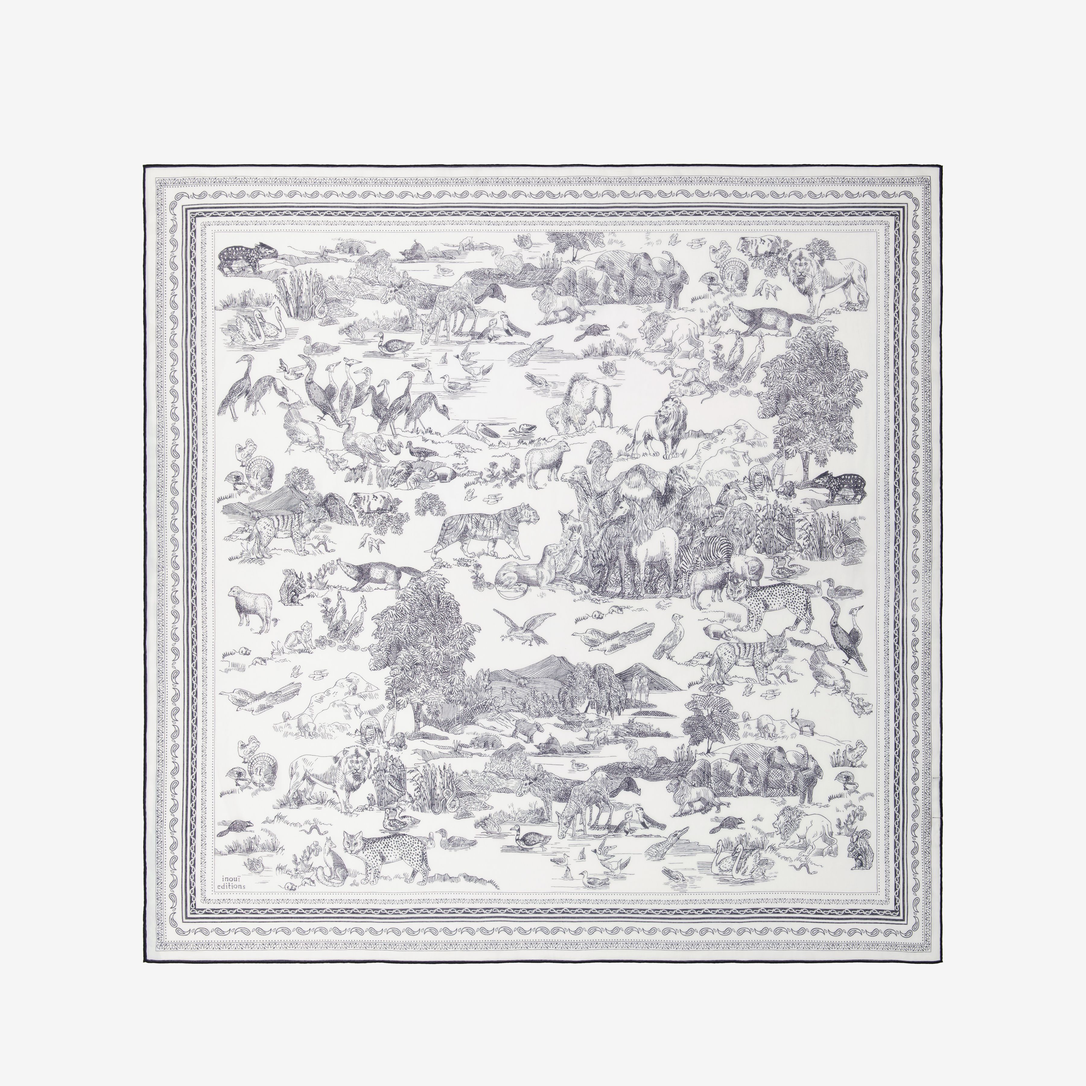 Pañuelo 130 - Reverie - Blanco