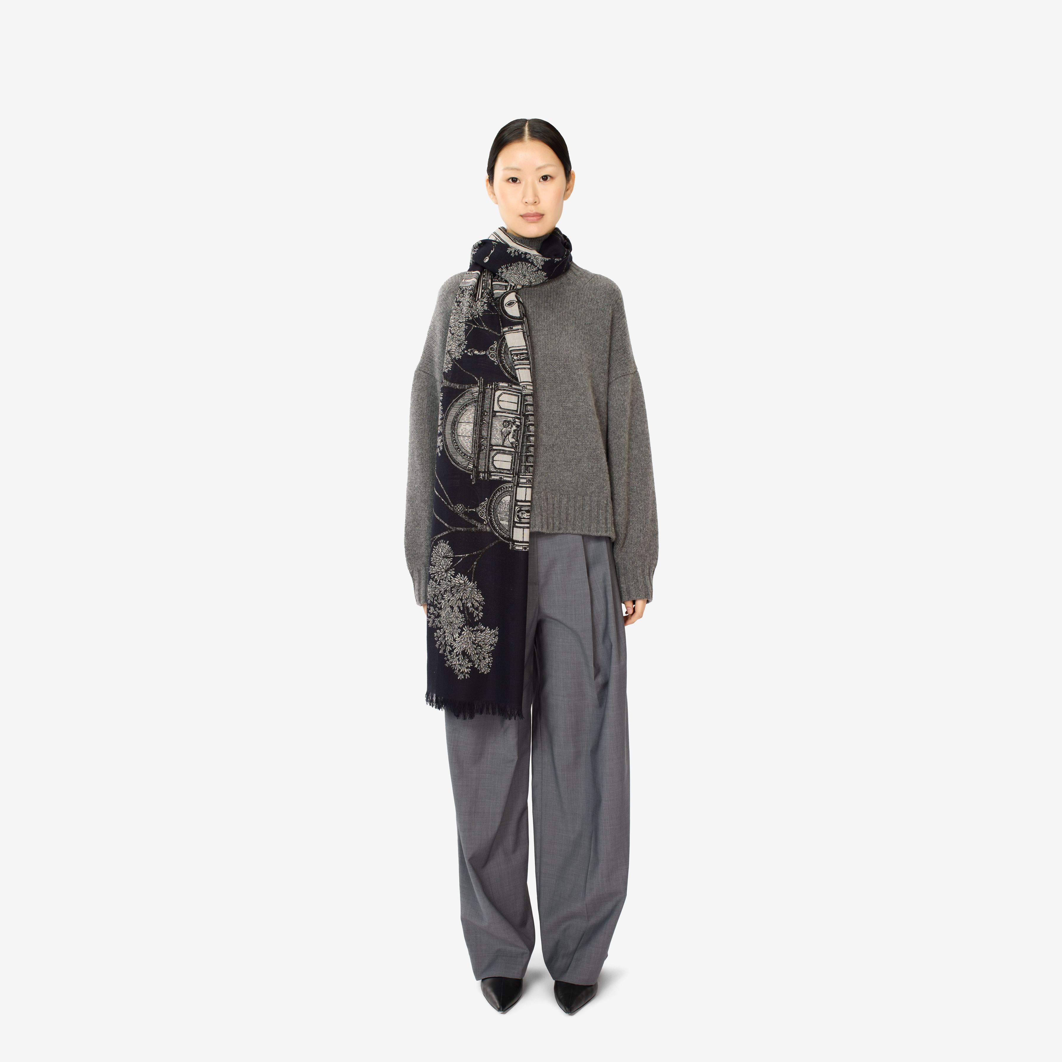 Scarf 80 - Mirage - Black