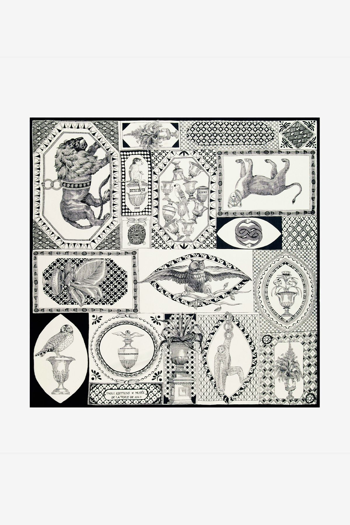 Square 65 - Barocco - Black