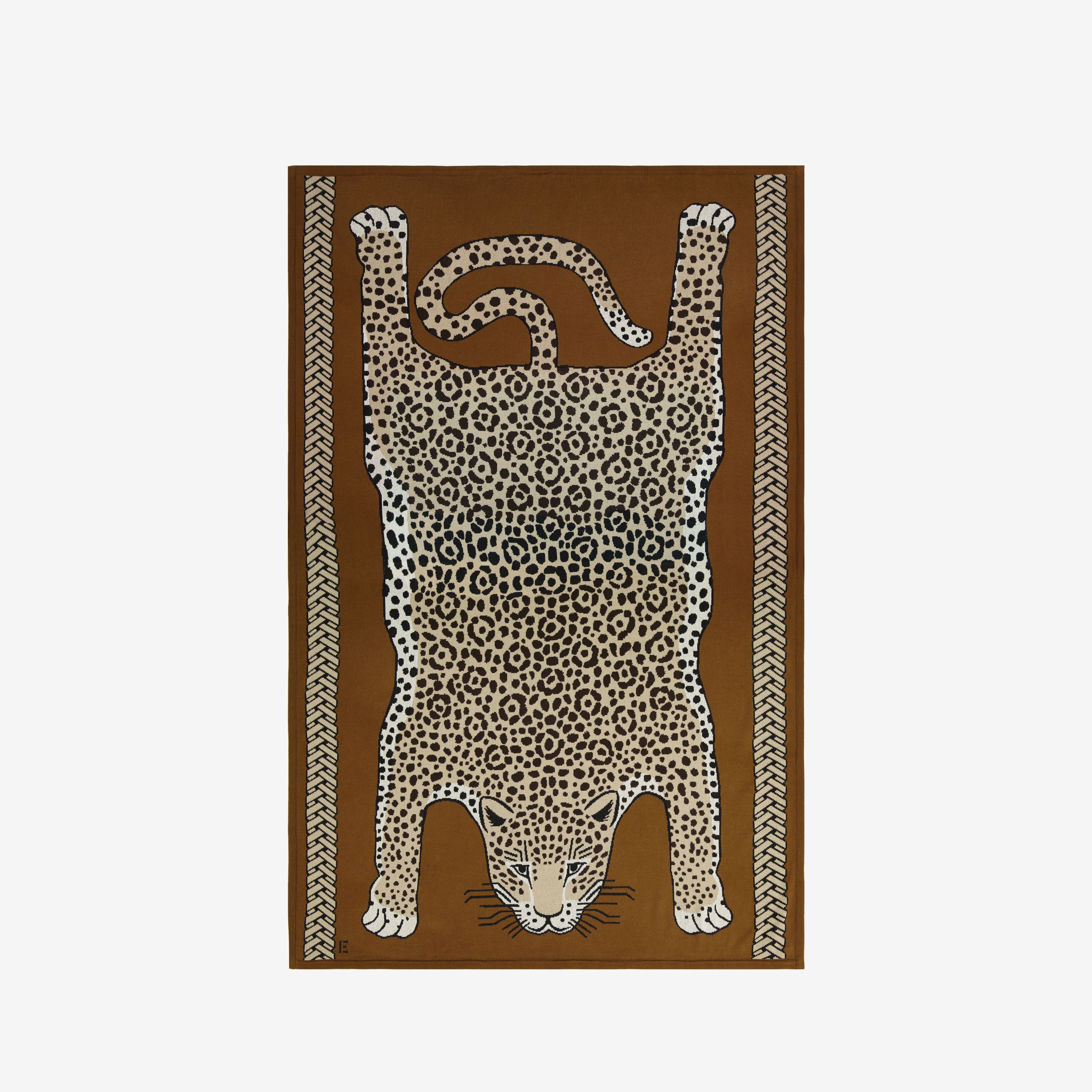Coperta 130 - Leopard - Beige