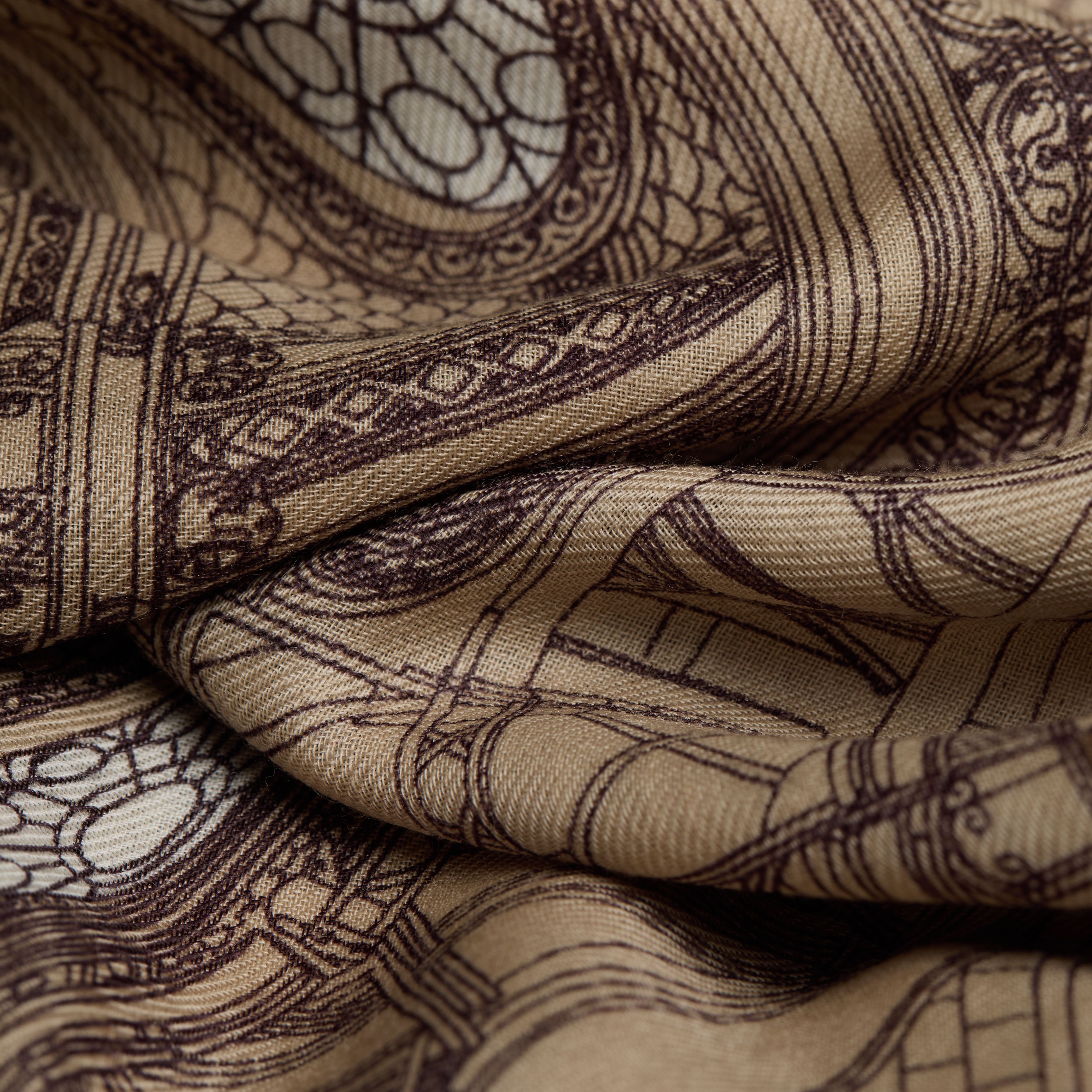 Scarf 100 - Vivienne - Brown