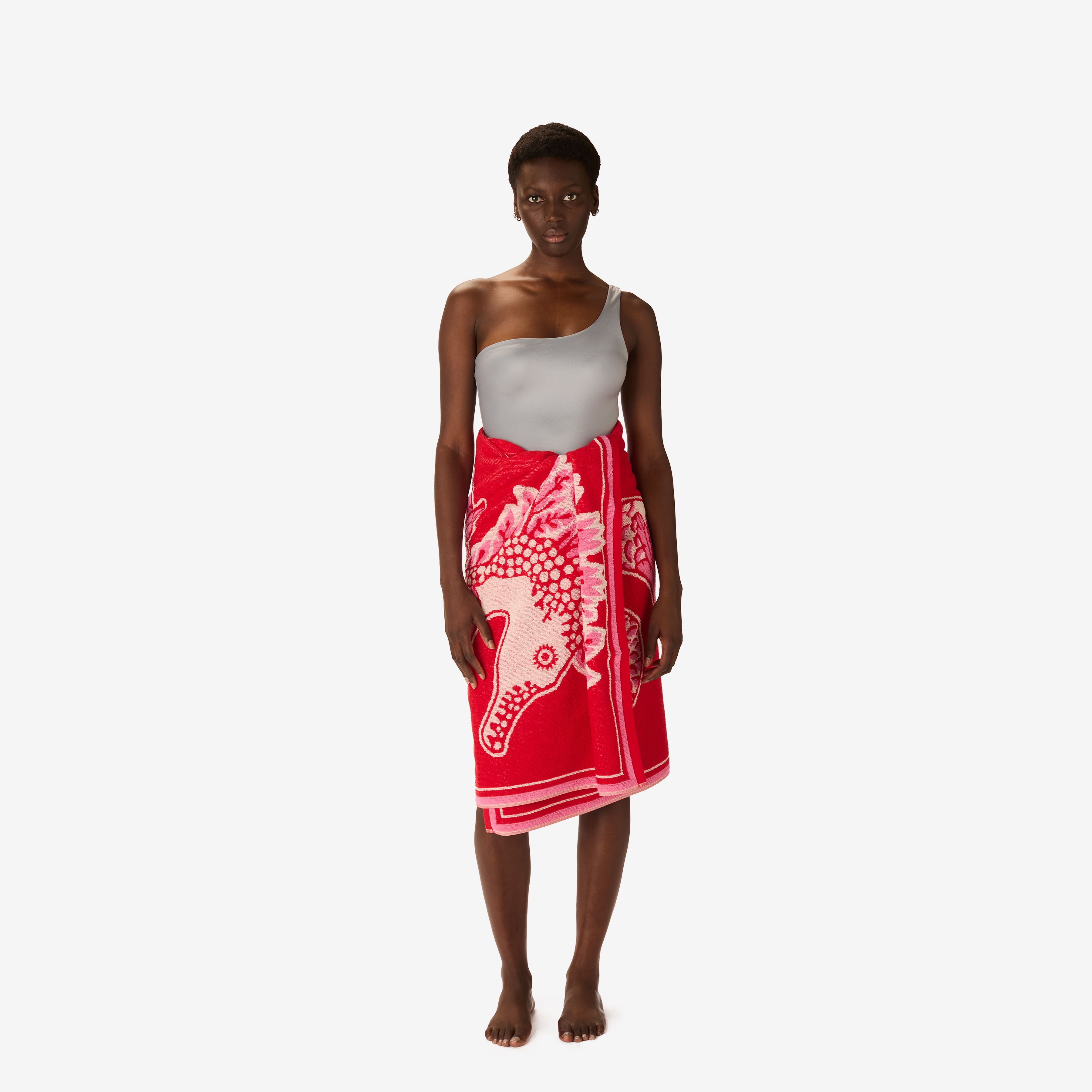 Serviette De Plage 80 - Idriss - Rouge
