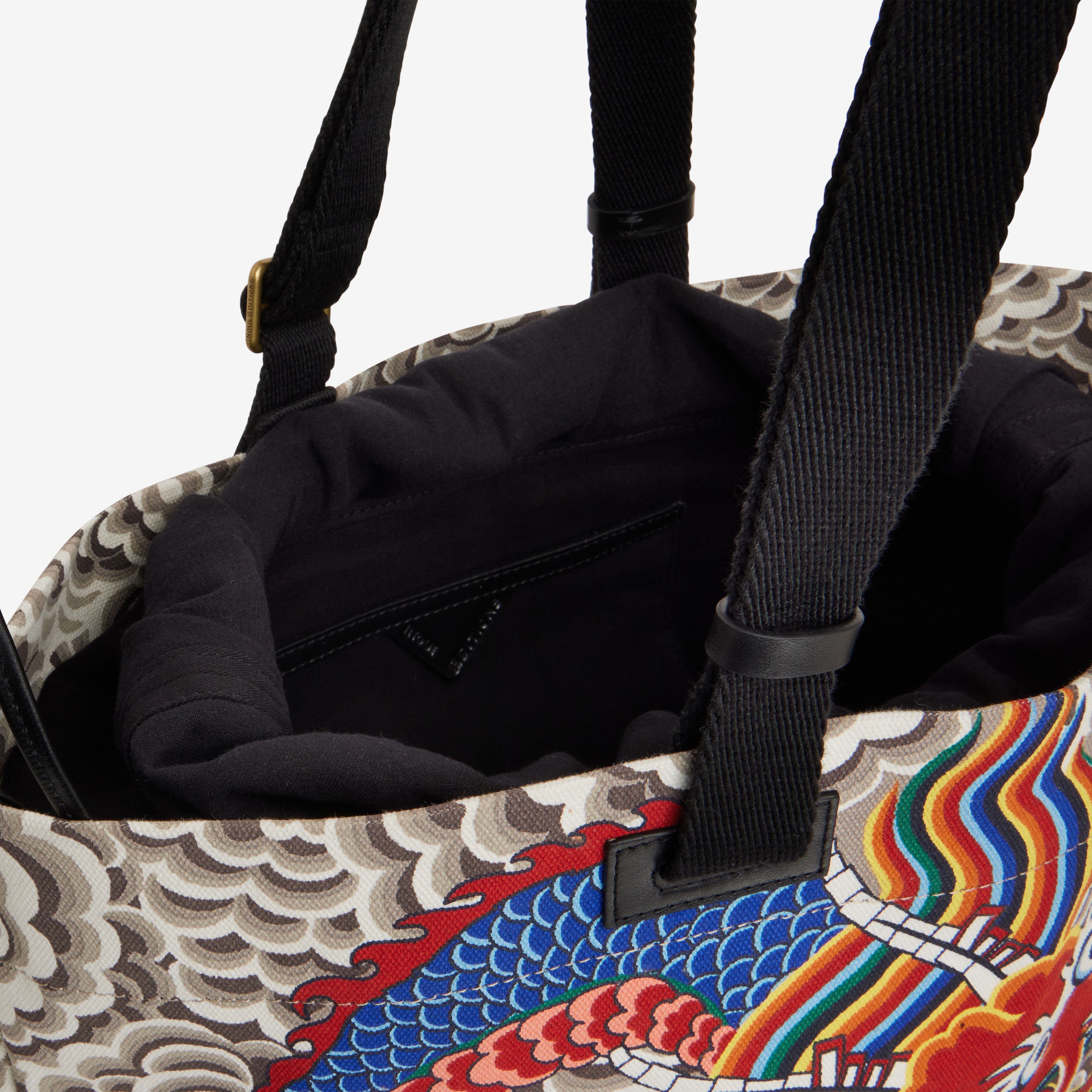 Sac Cabas Strap S - Dragon - Gris