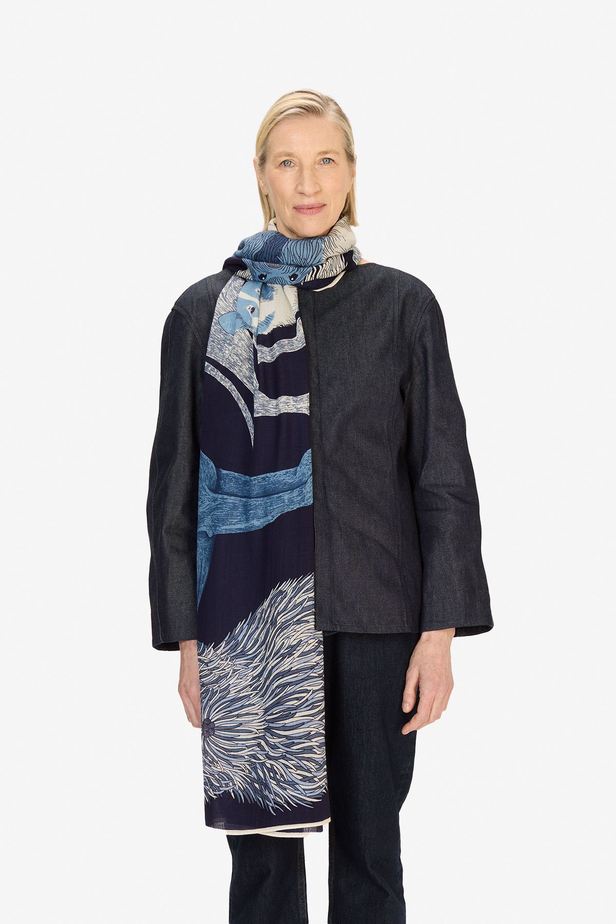Scarf 100 - Toutou - Navy