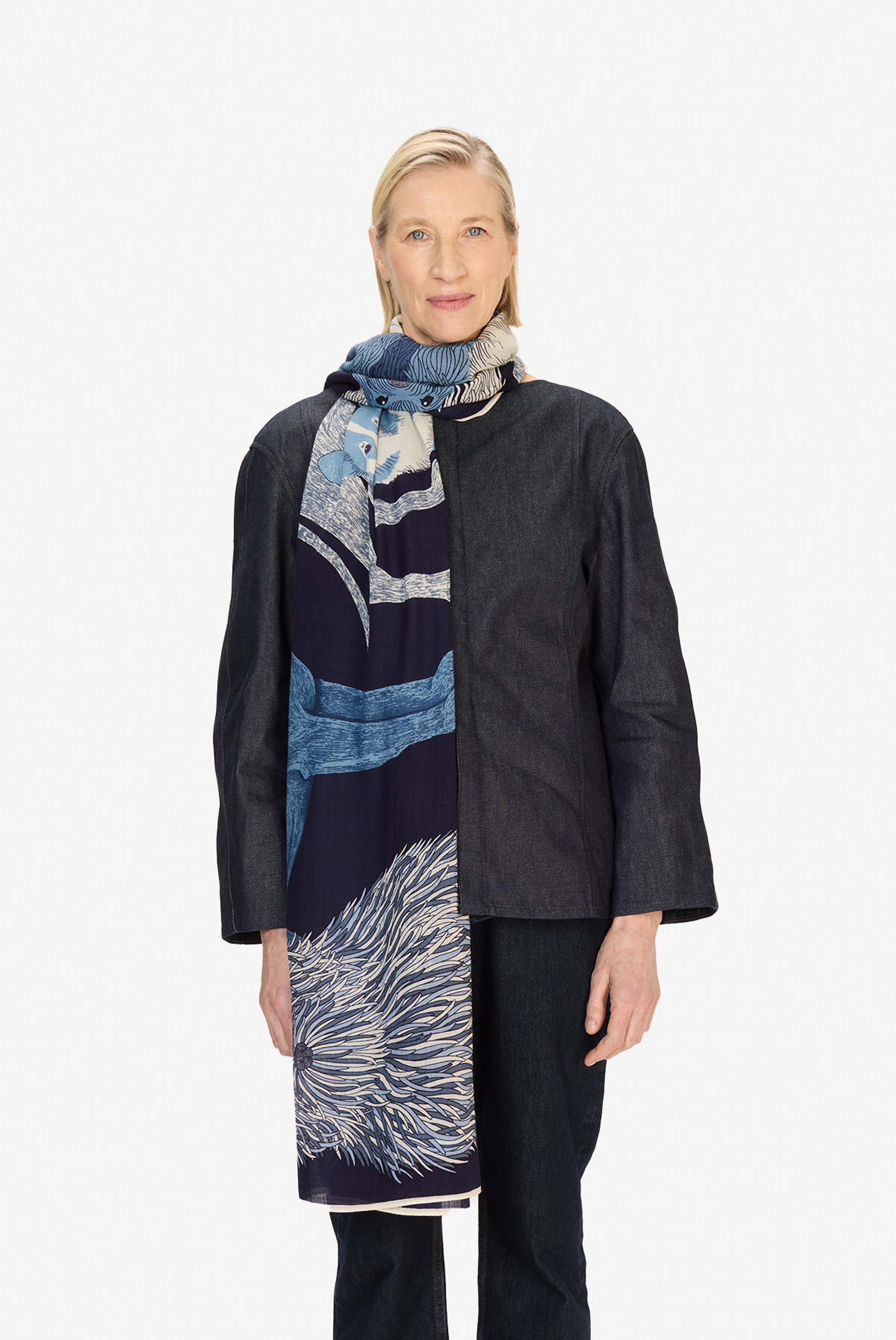 Scarf 100 - Toutou - Navy
