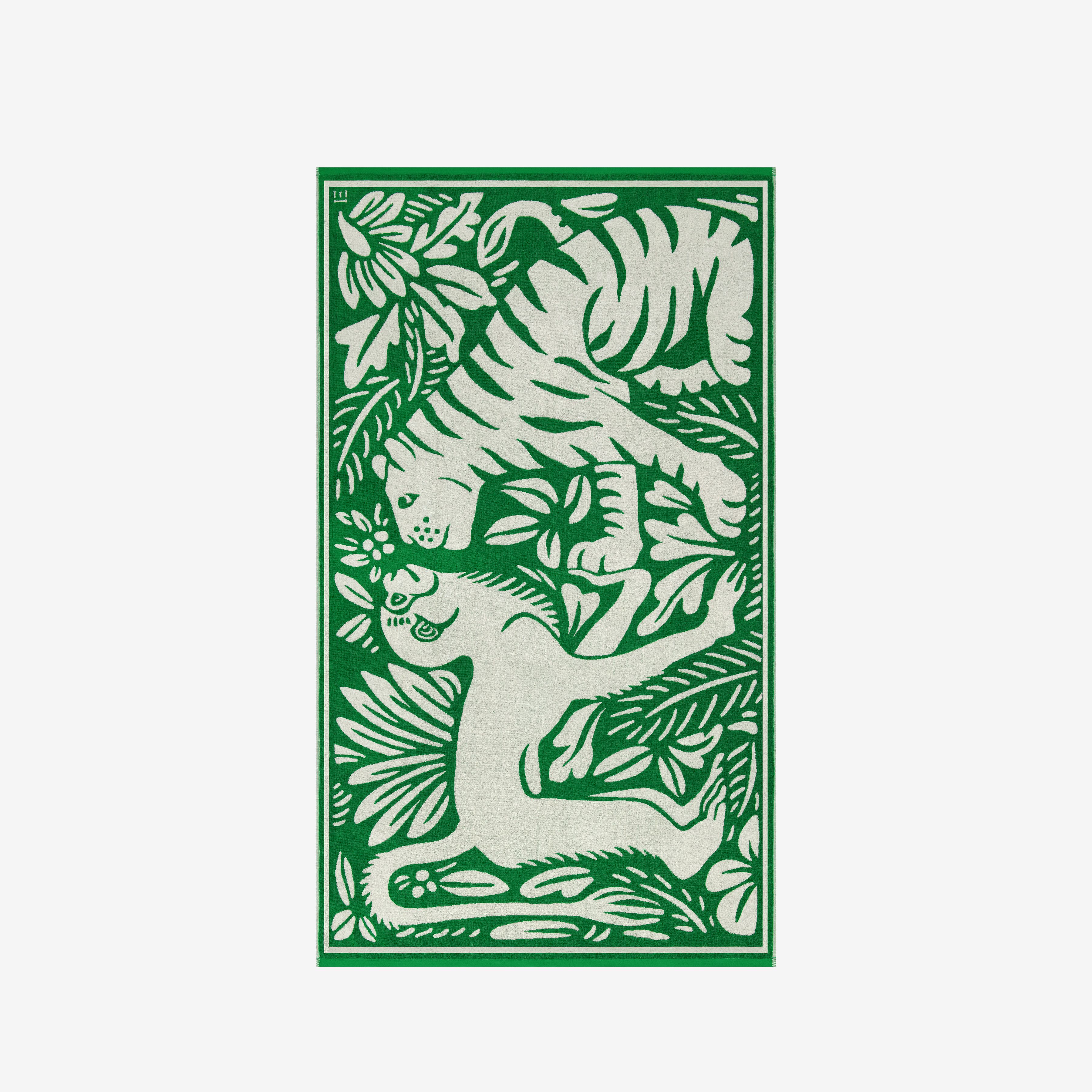 Beach Towel 100 - Jungle - Green