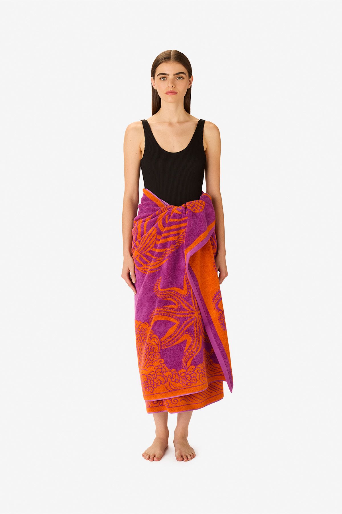 Beach Towel 100 - Poseidon - Purple