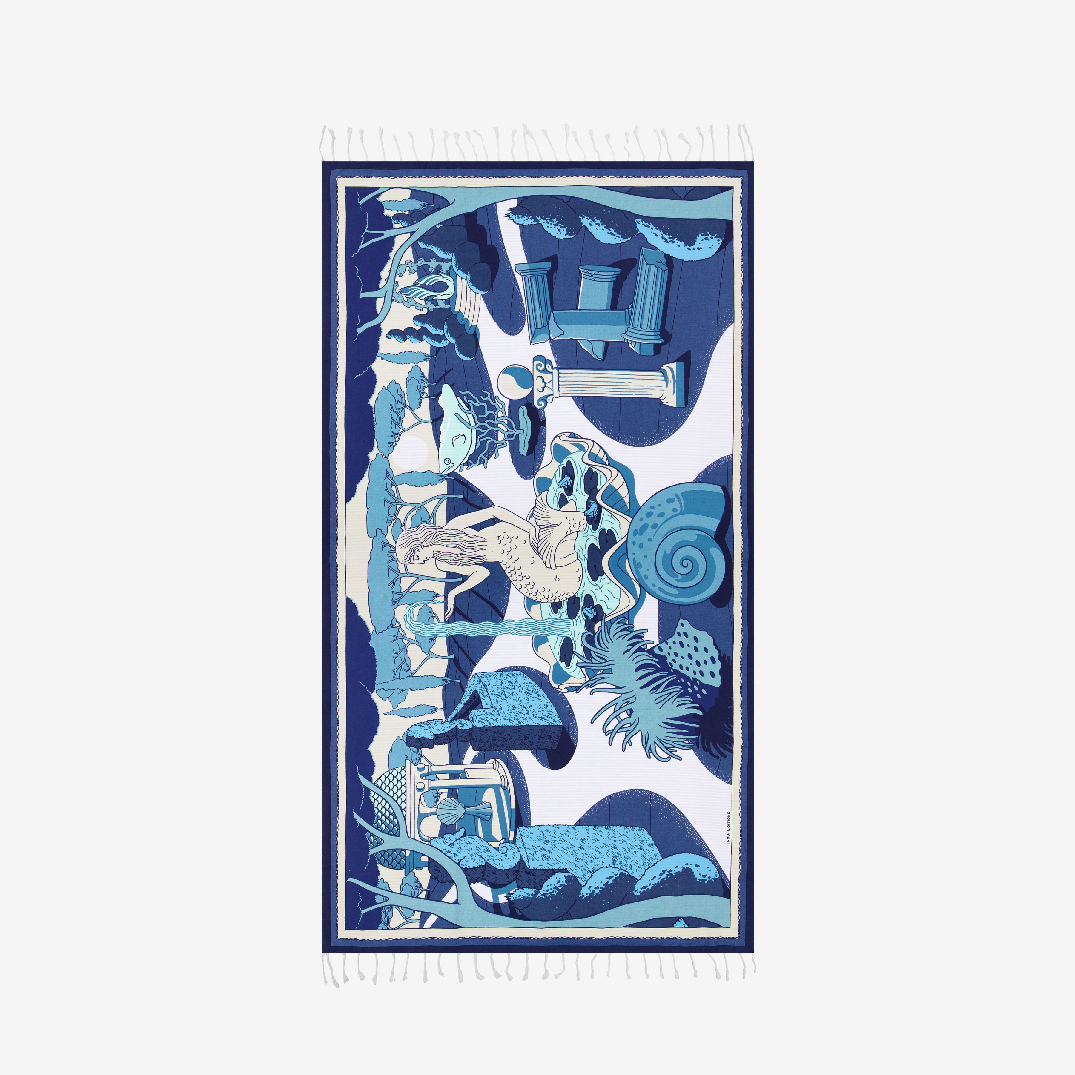 Fouta Towel 100 - Jardin - Blue