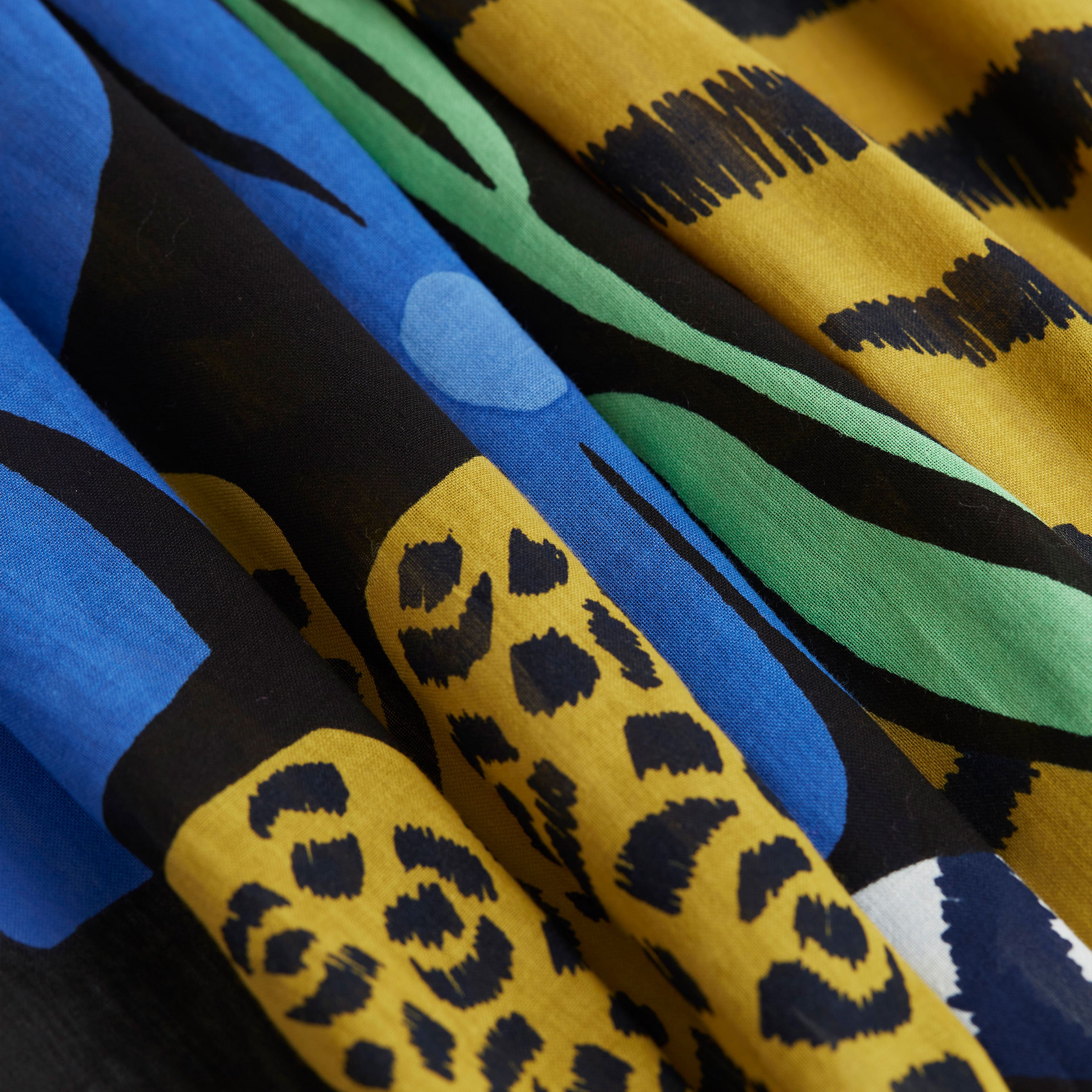 Scarf 100 - Folk - Black