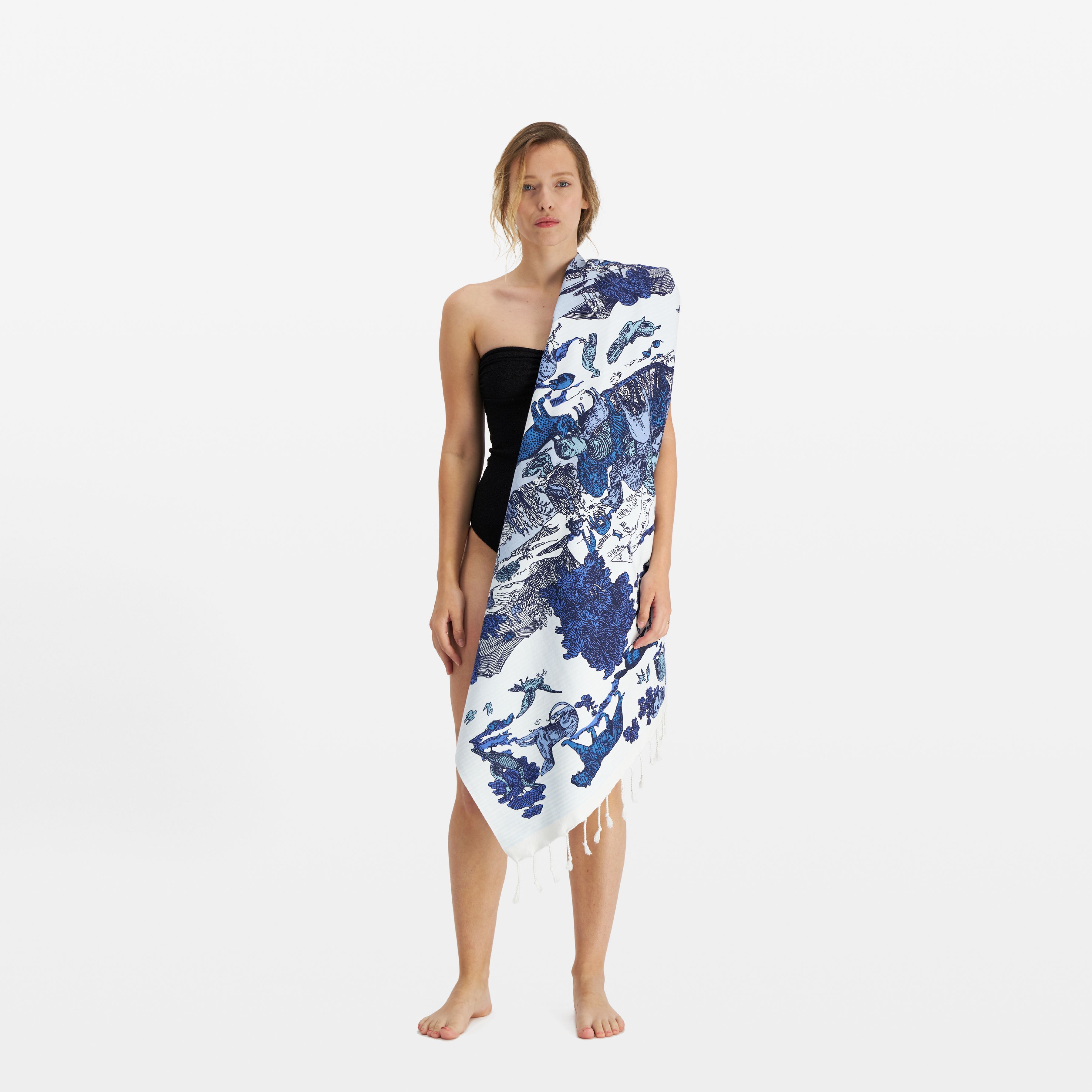 Toalla Fouta 100 - Rêverie - Azul