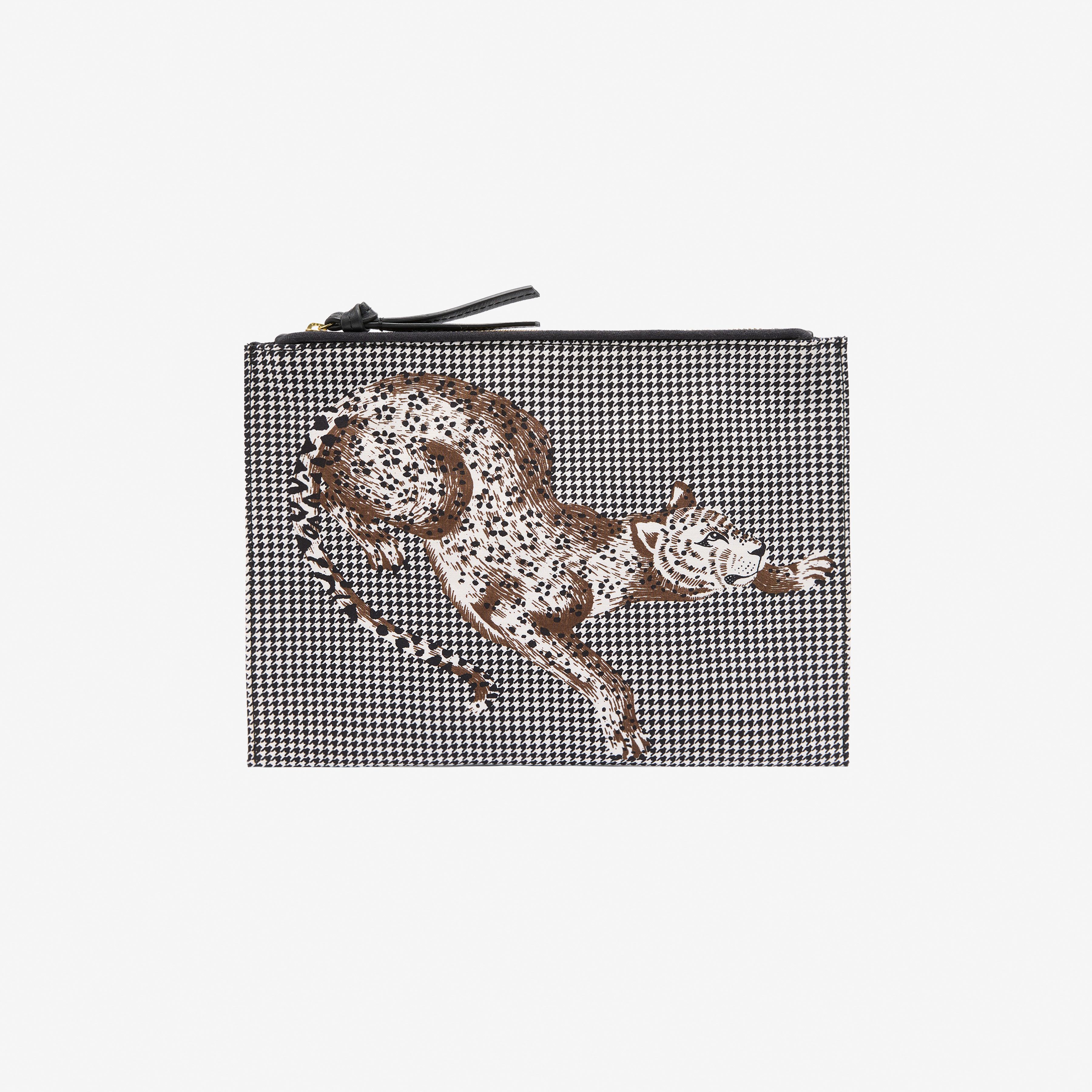 Pouch - Jorgen Houndstooth - Black