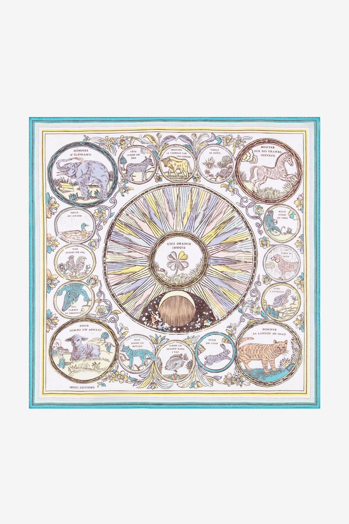 Pañuelo 70 Algodón - Chance Inoui - Pastel