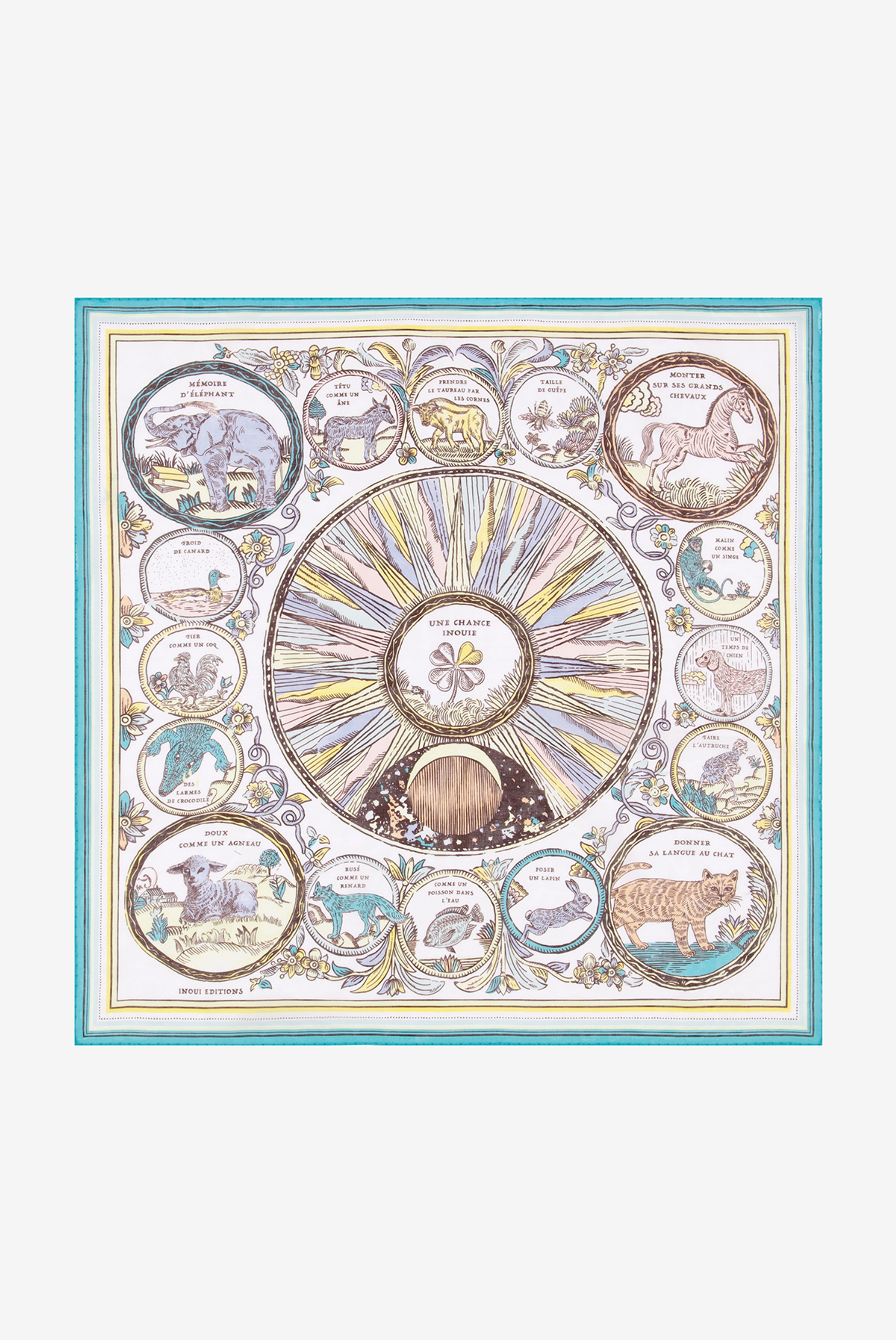Pañuelo 70 Algodón - Chance Inoui - Pastel