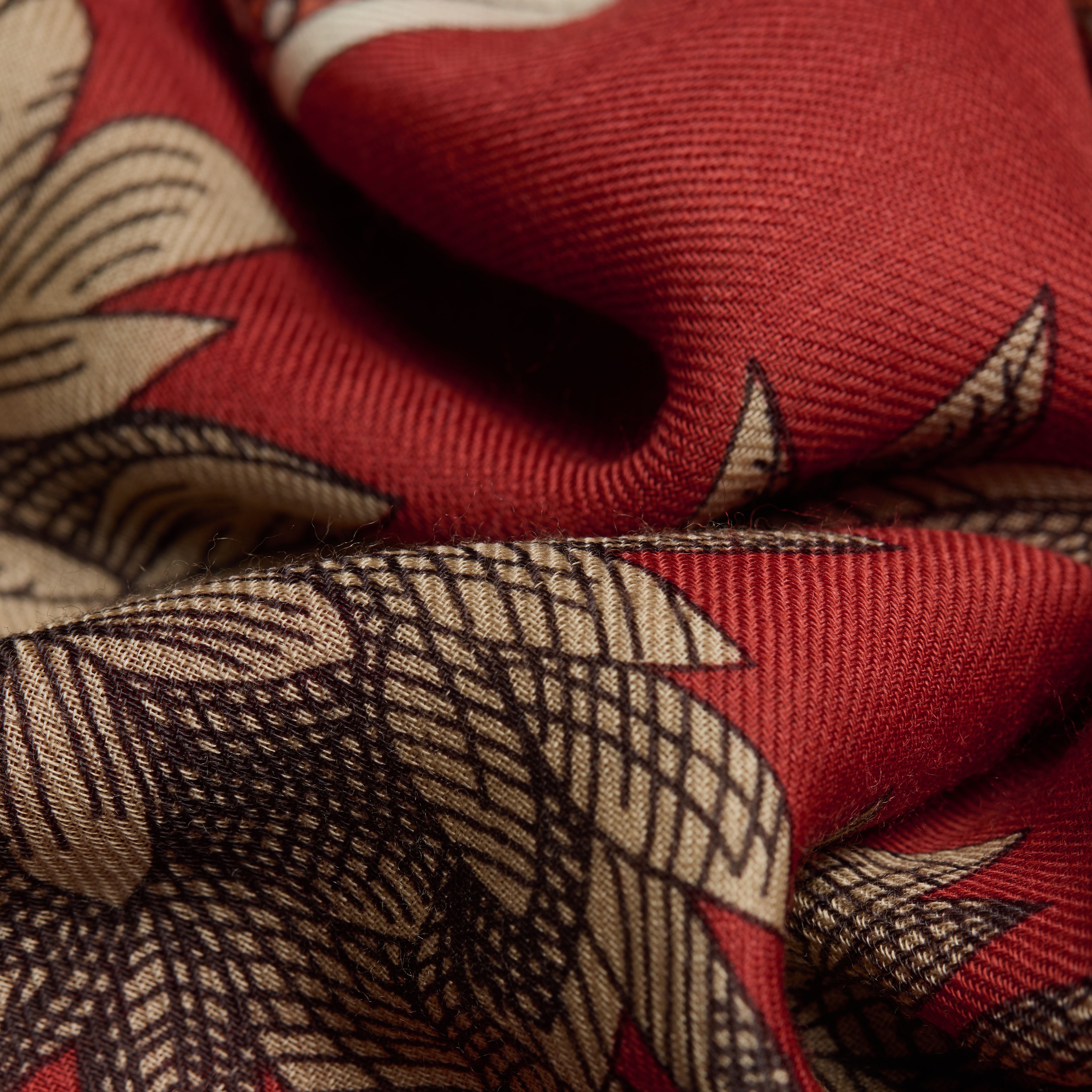 Scarf 80 - 1889 - Terracotta