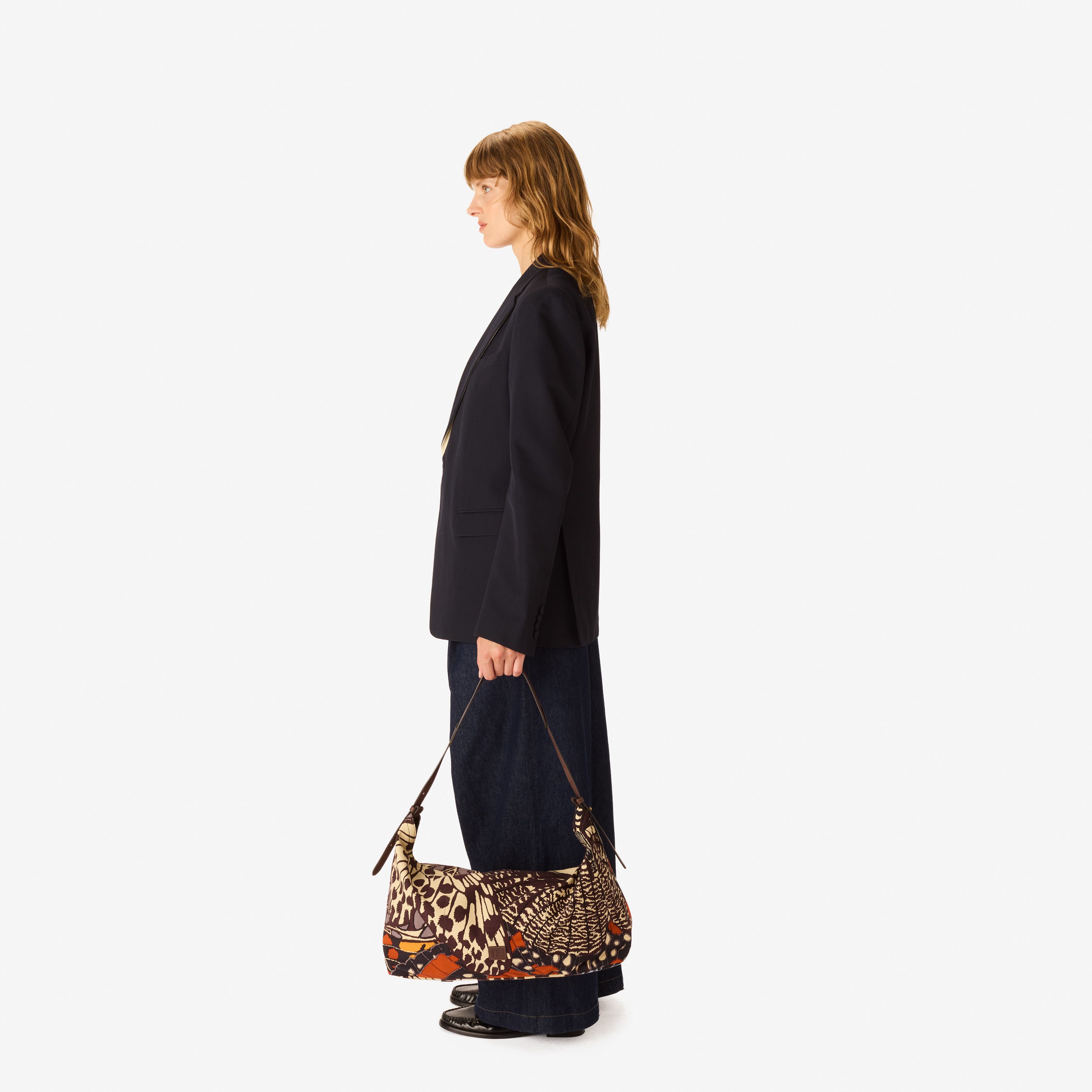 Maxi Campus Tasche - Papillons - Natürlich