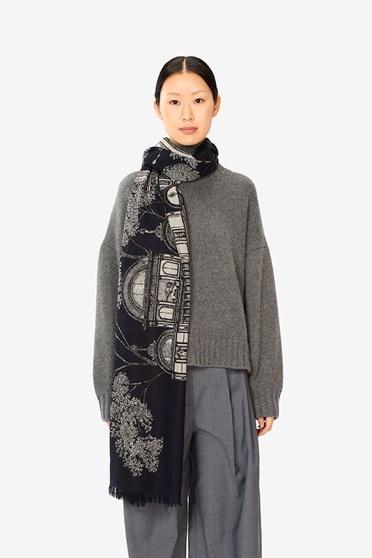 Scarf 80 - Mirage - Black