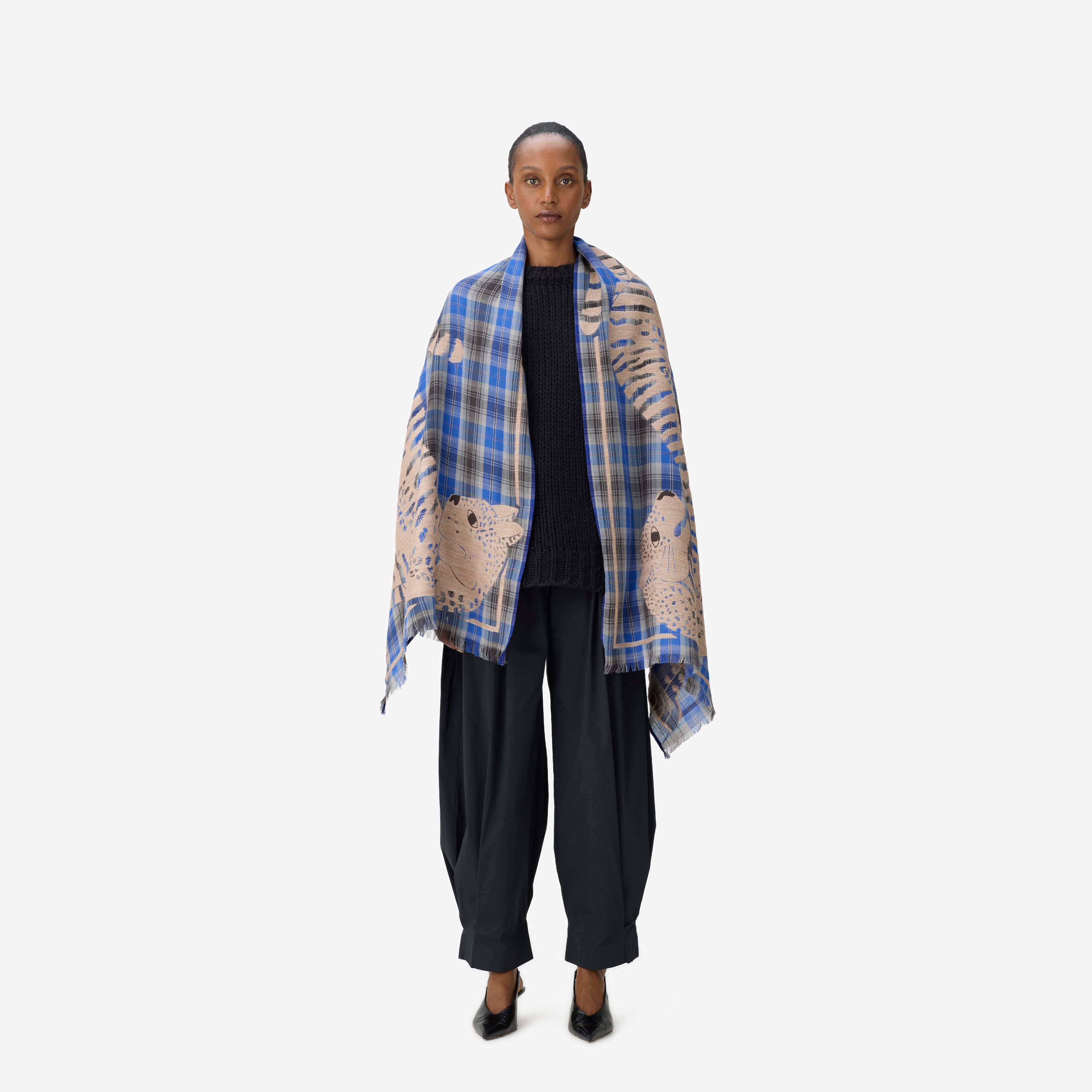 Scarf 70 - 3d - Panteo - Blue