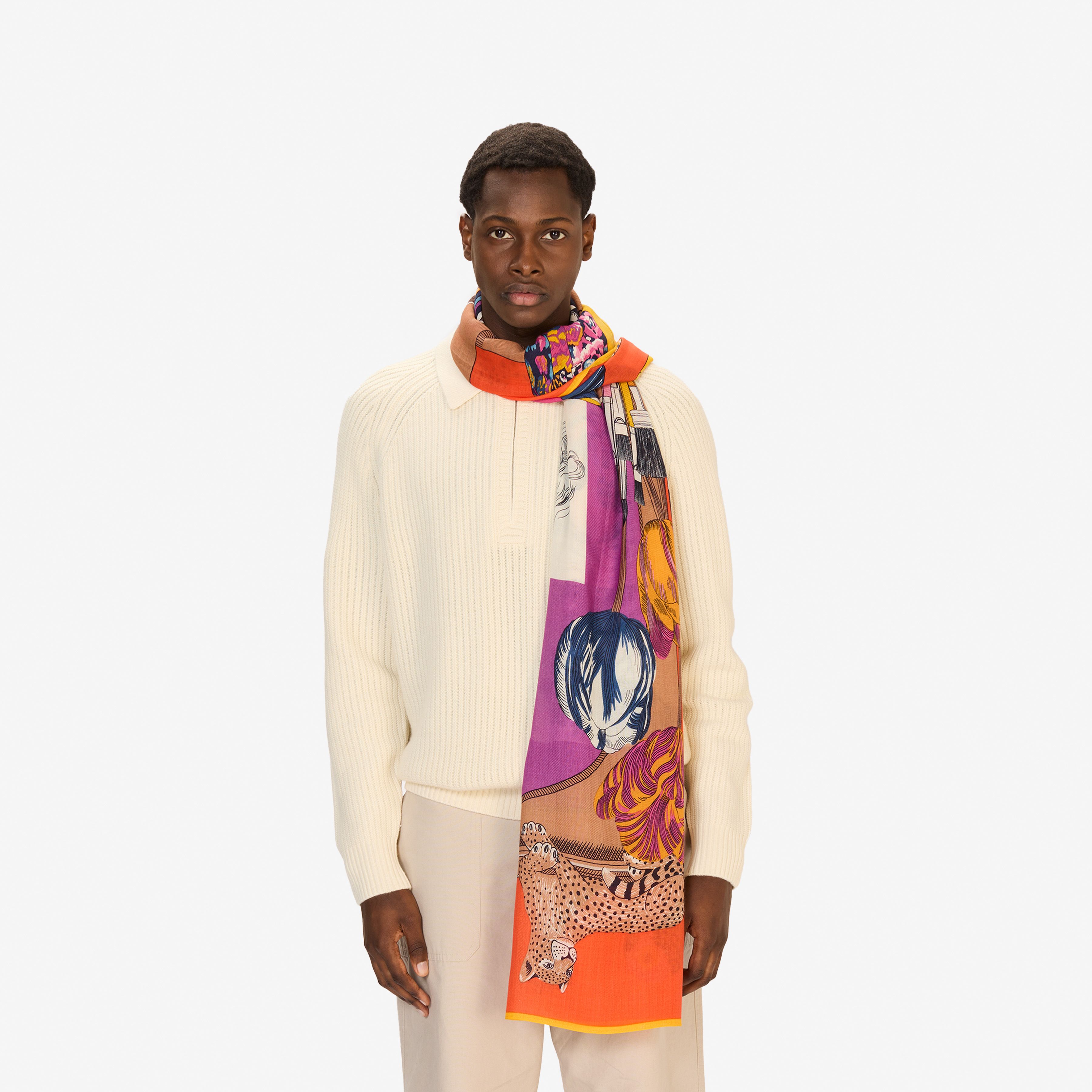 Bufanda 100 - Atelier - Naranja