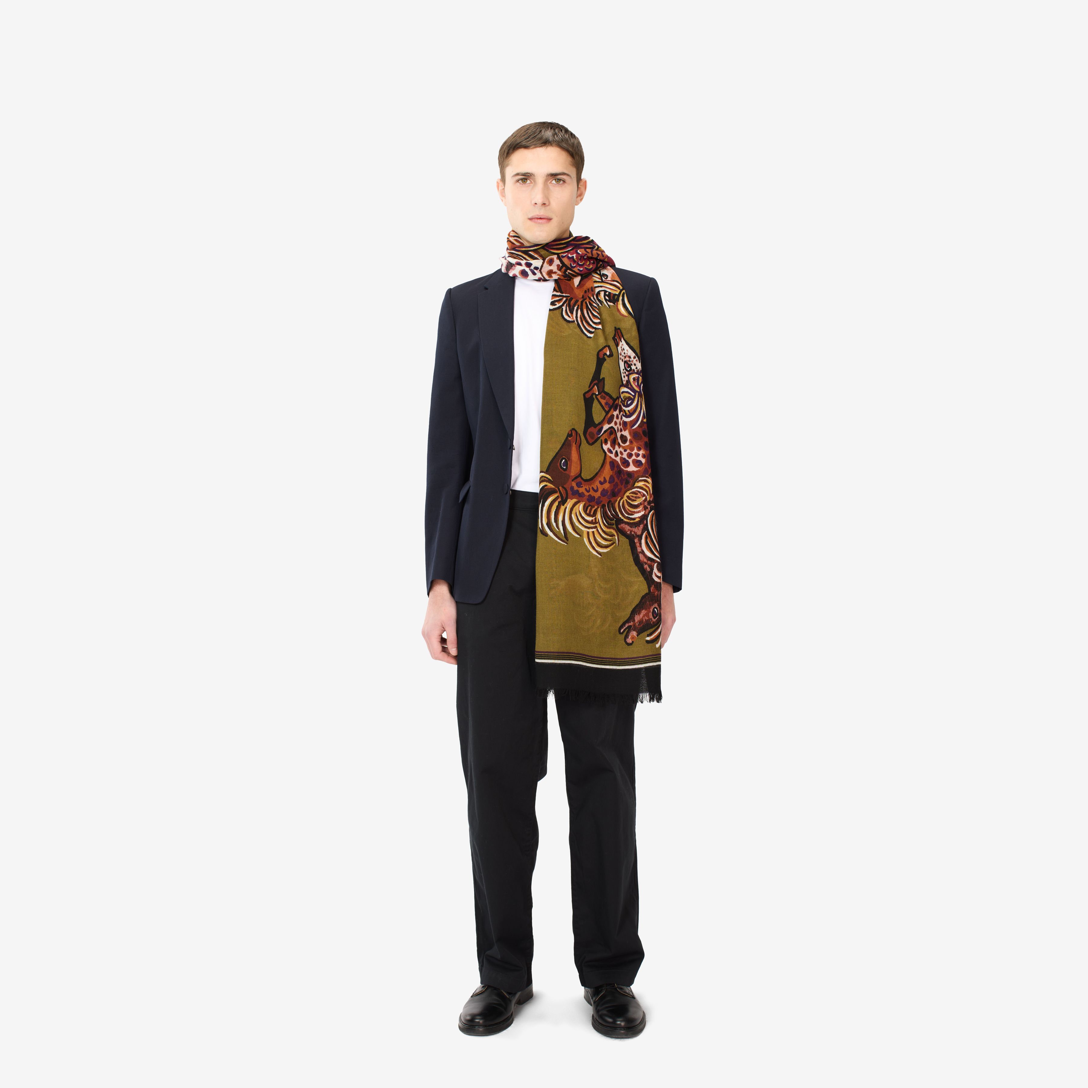 Scarf 80 - Western - Khaki