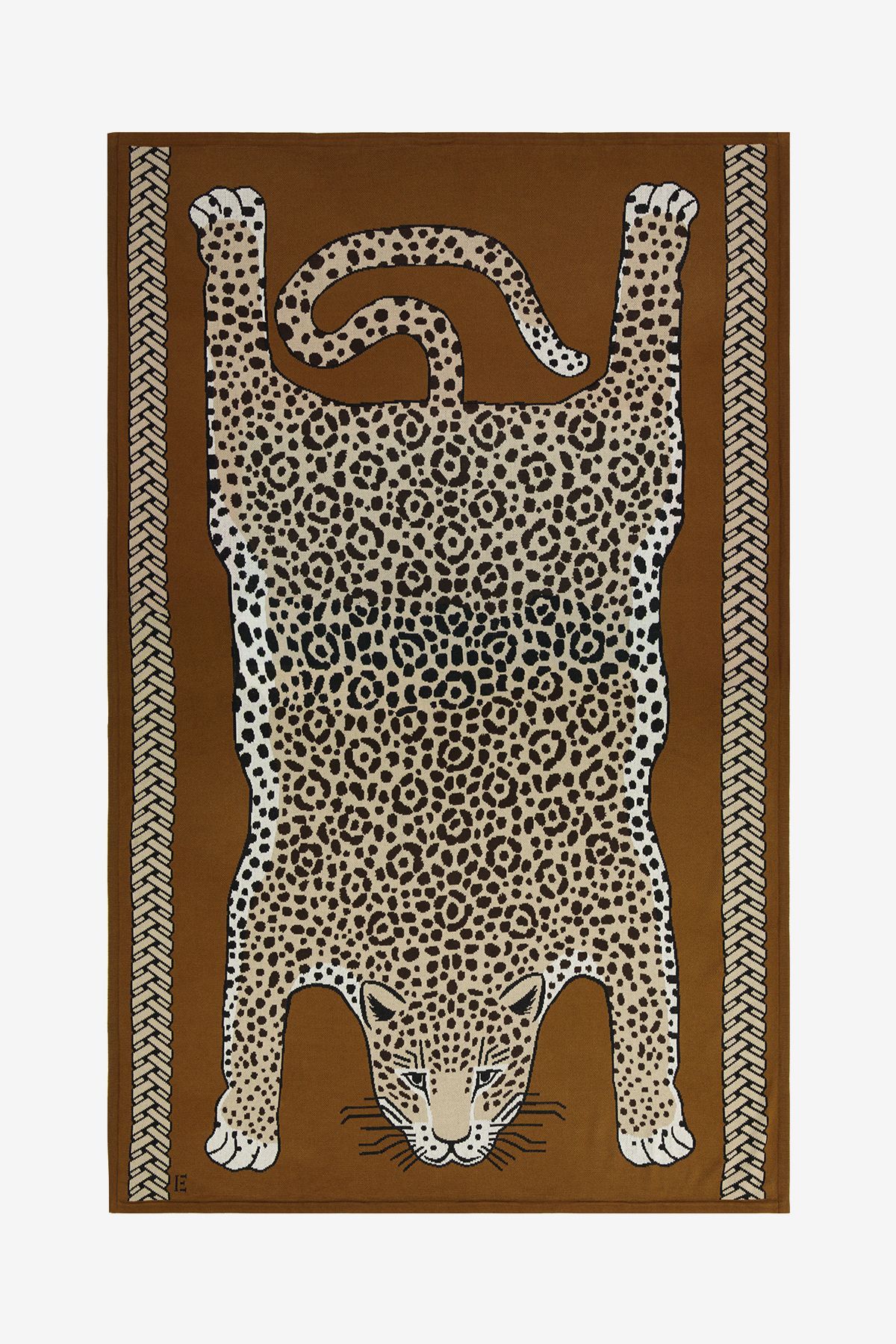 Coperta 130 - Leopard - Beige