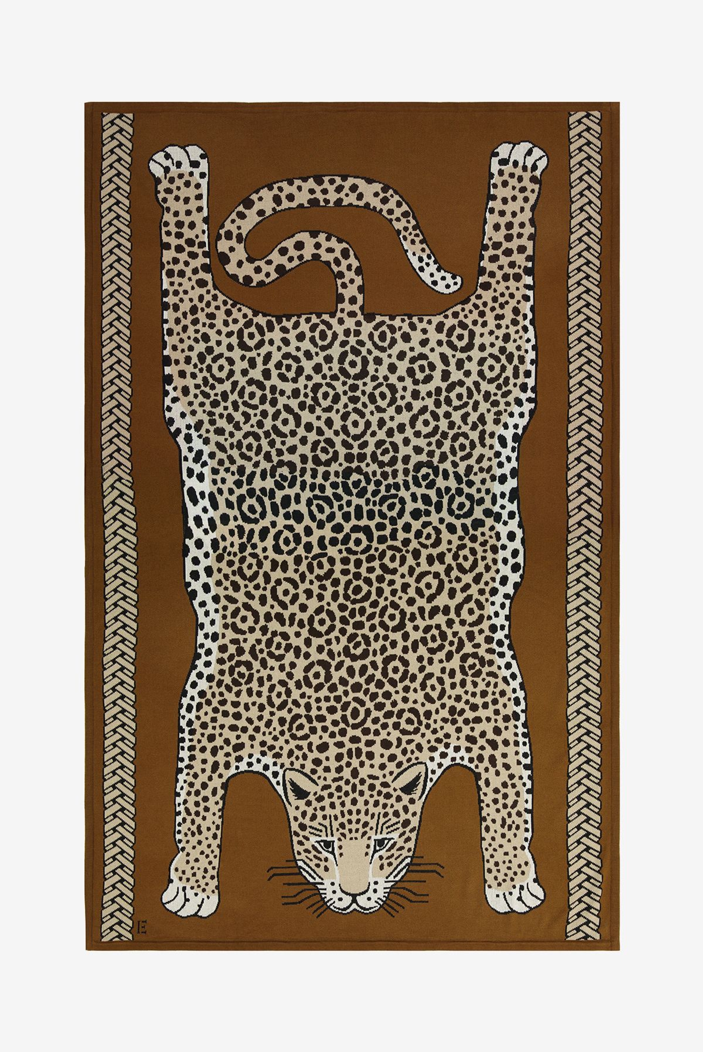 Coperta 130 - Leopard - Beige