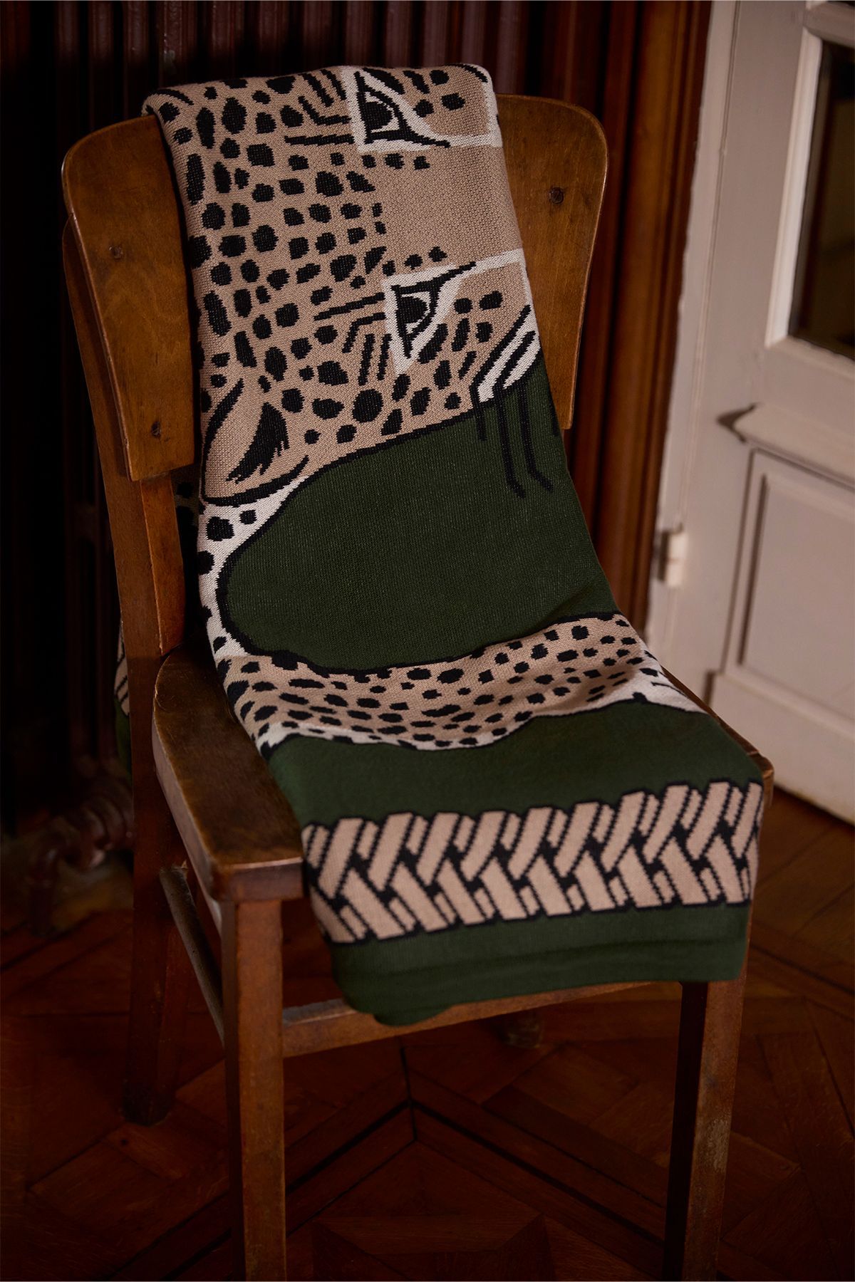 Blanket 130 - Leopard - Khaki