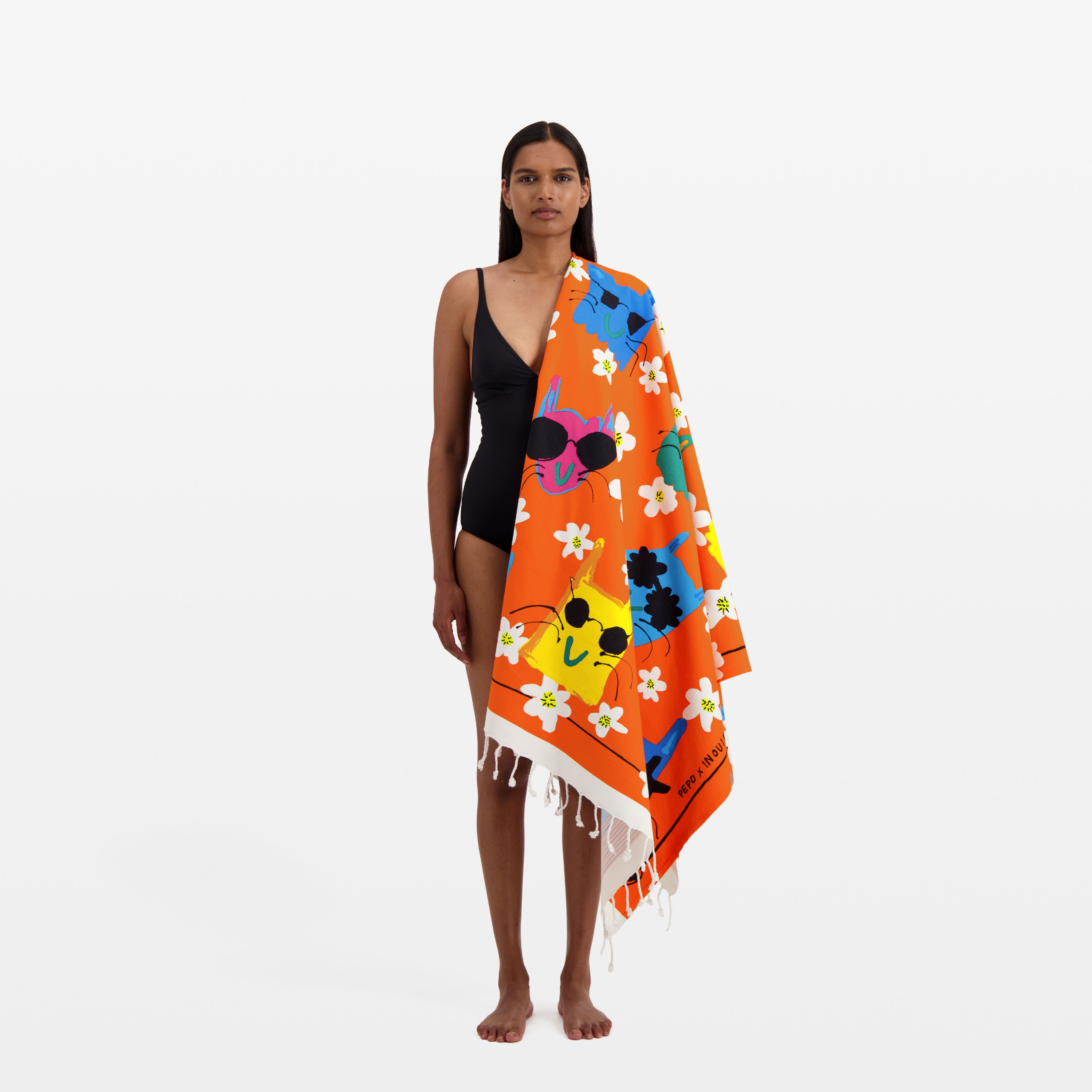 Fouta Towel 100 - Pepo - Orange