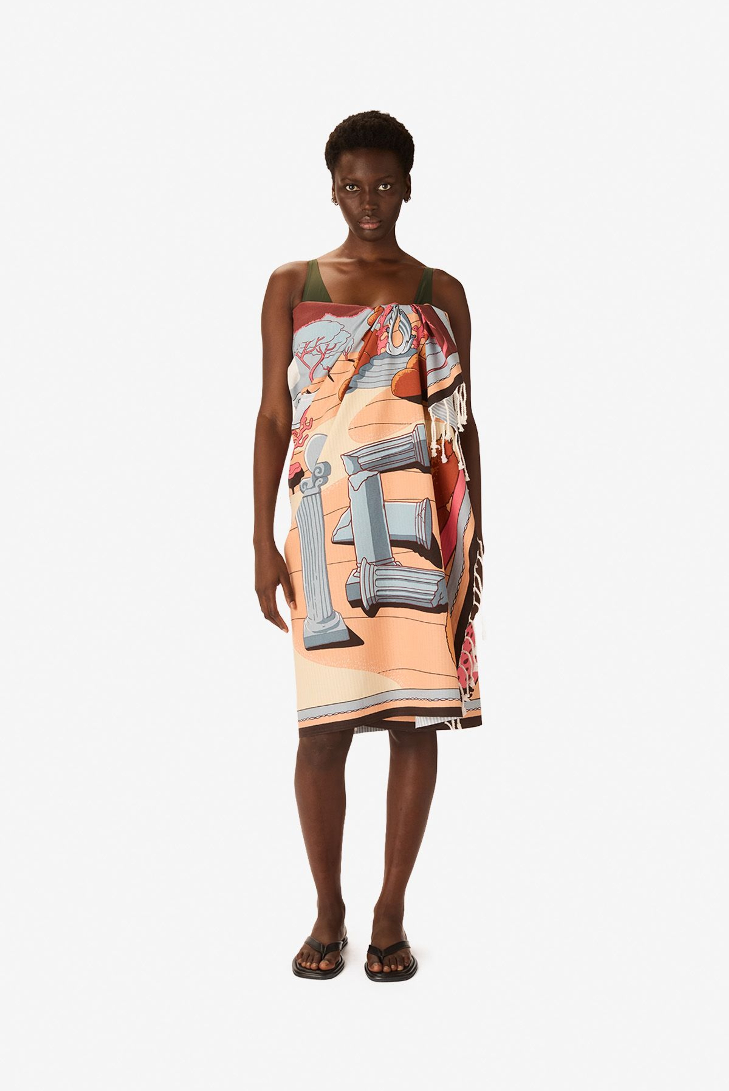Fouta Towel 100 - Jardin - Coral