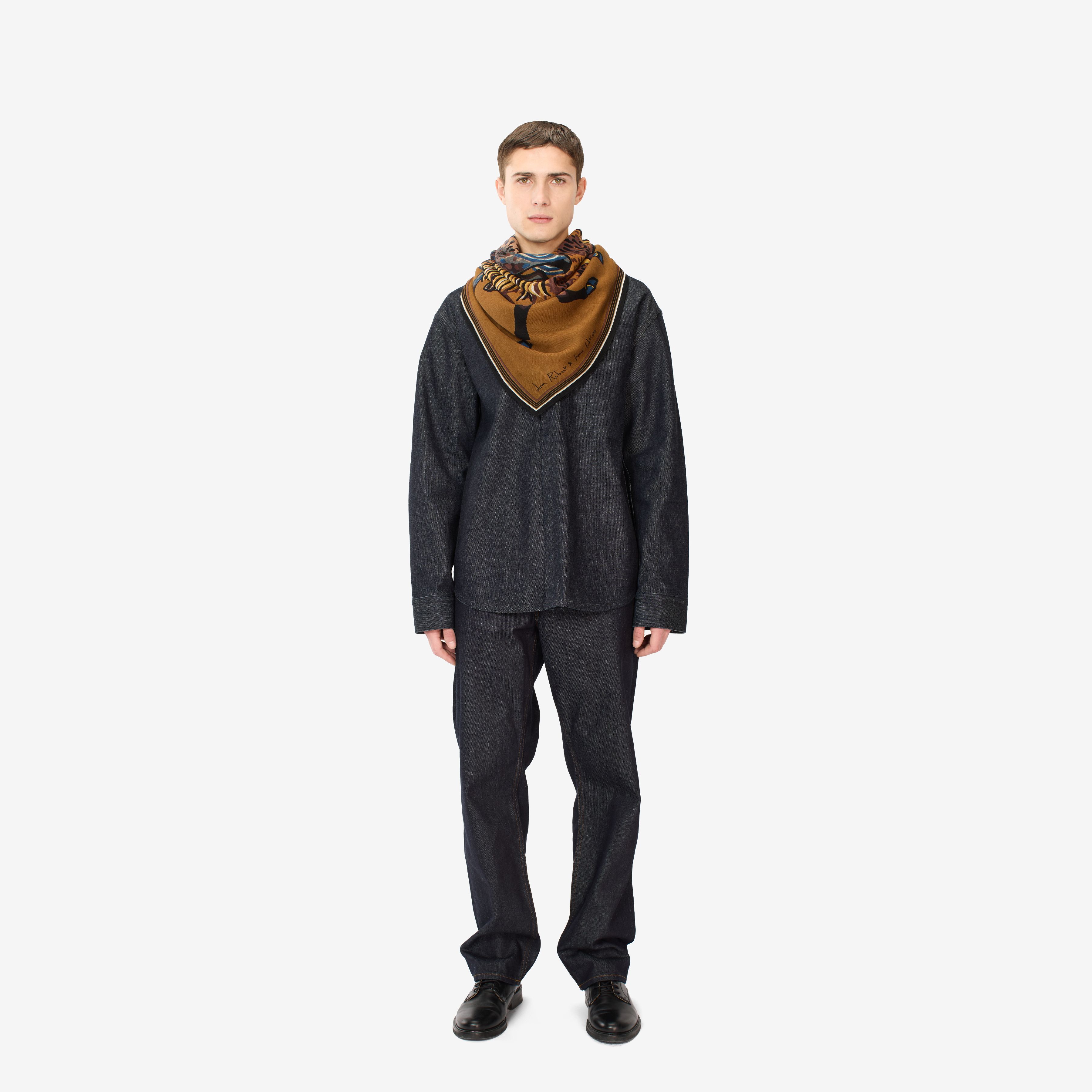 Square 130 - Western - Brown