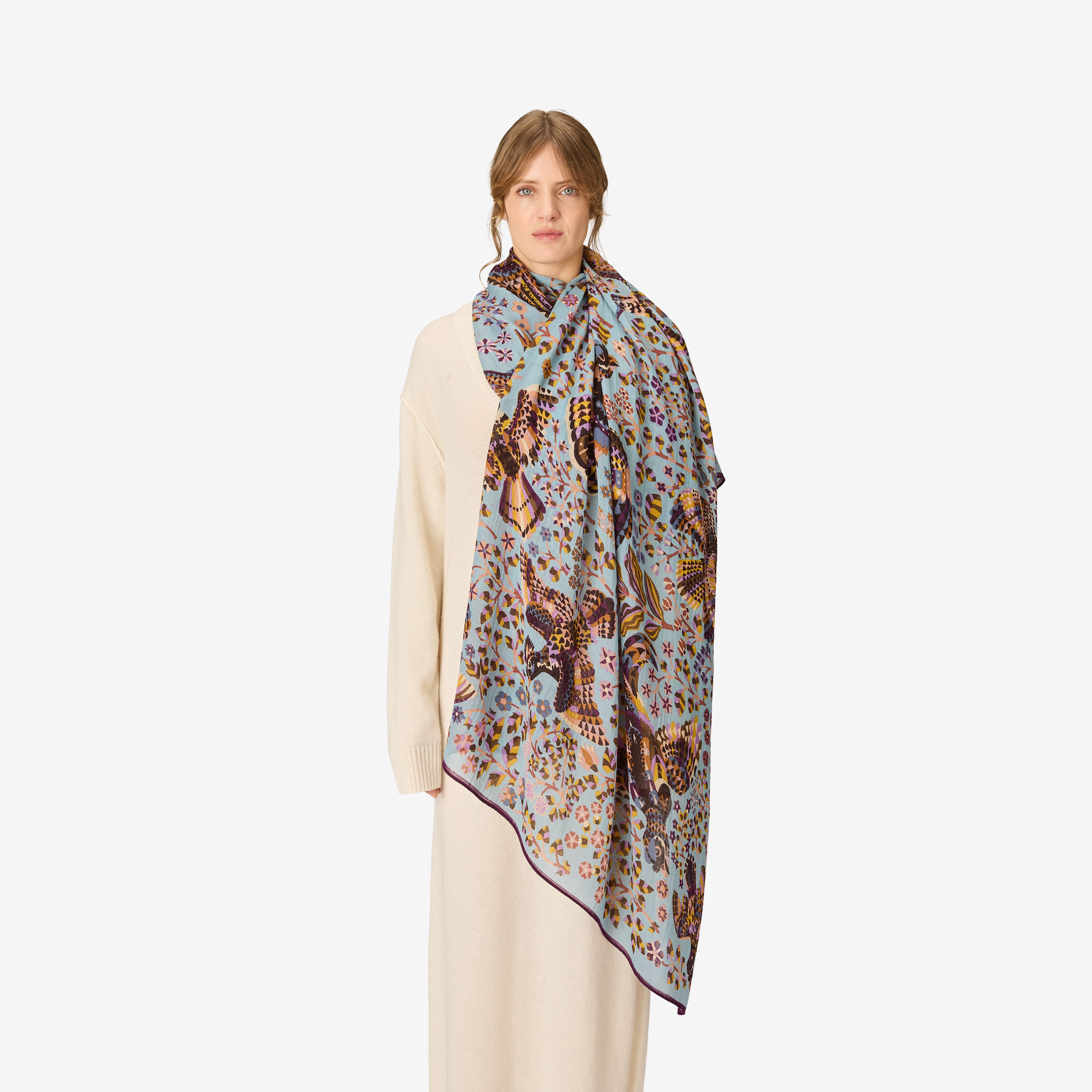 Scarf 100 - Rene Perrot - Grey