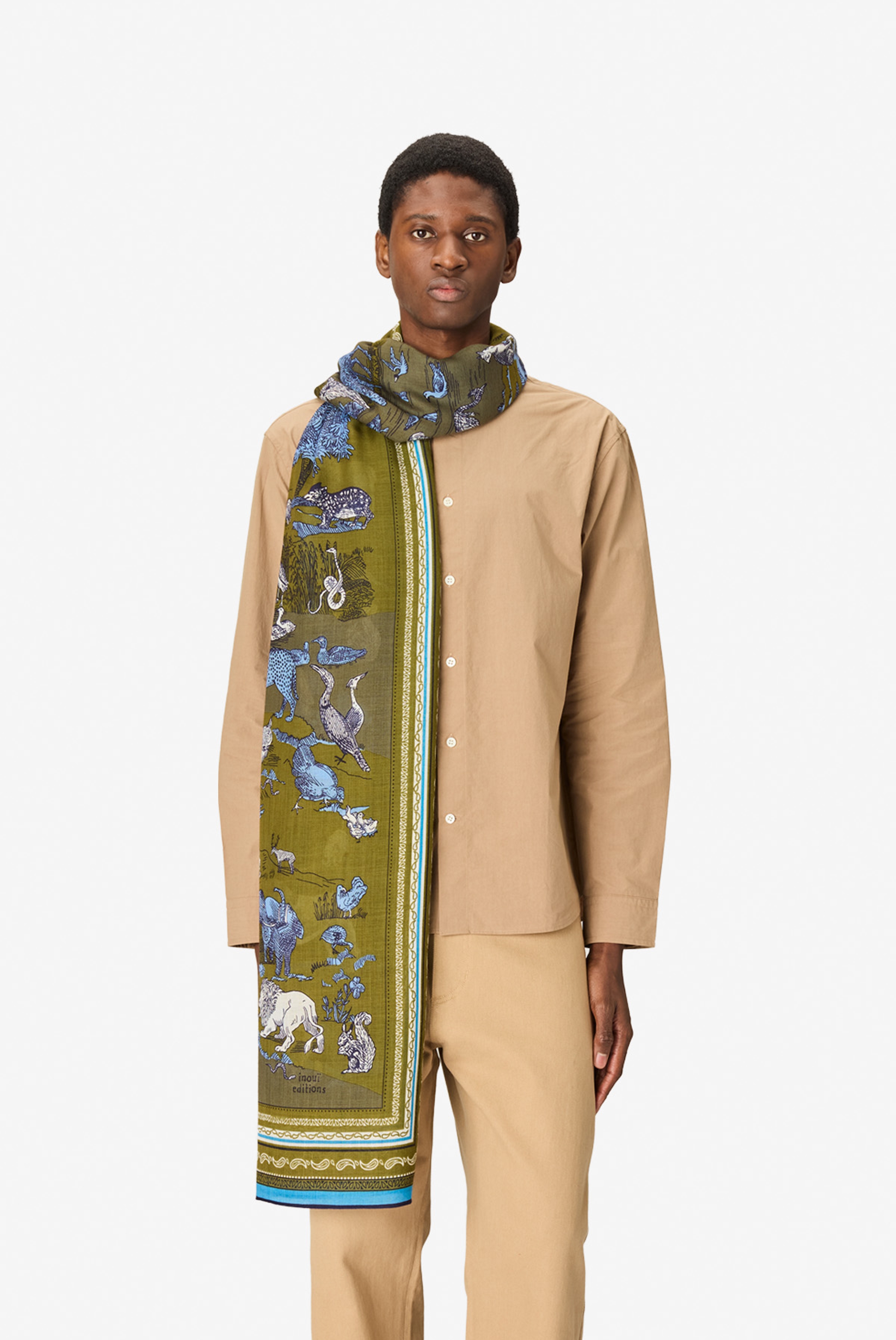 Scarf 130 - Reverie - Khaki