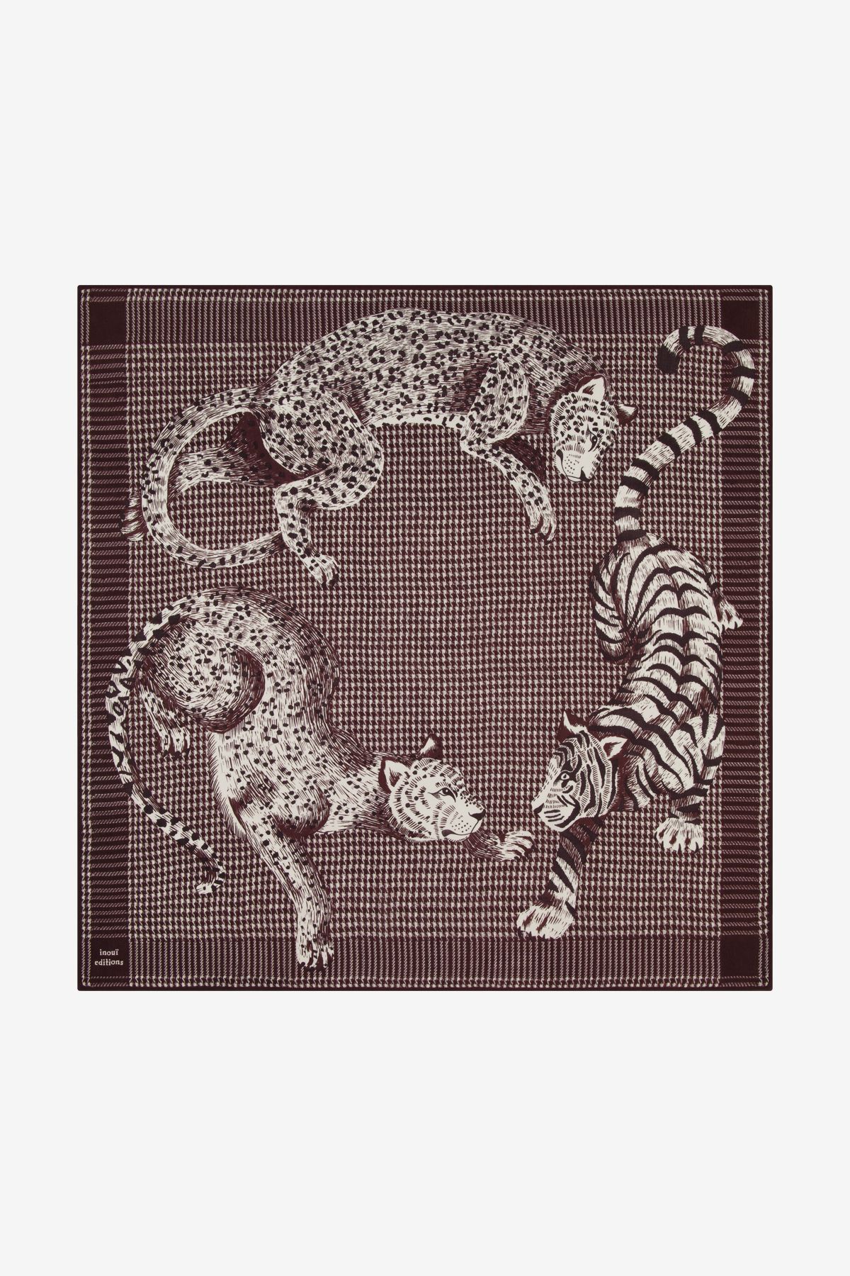 Square 100 - Jorgen Houndstooth - Brown