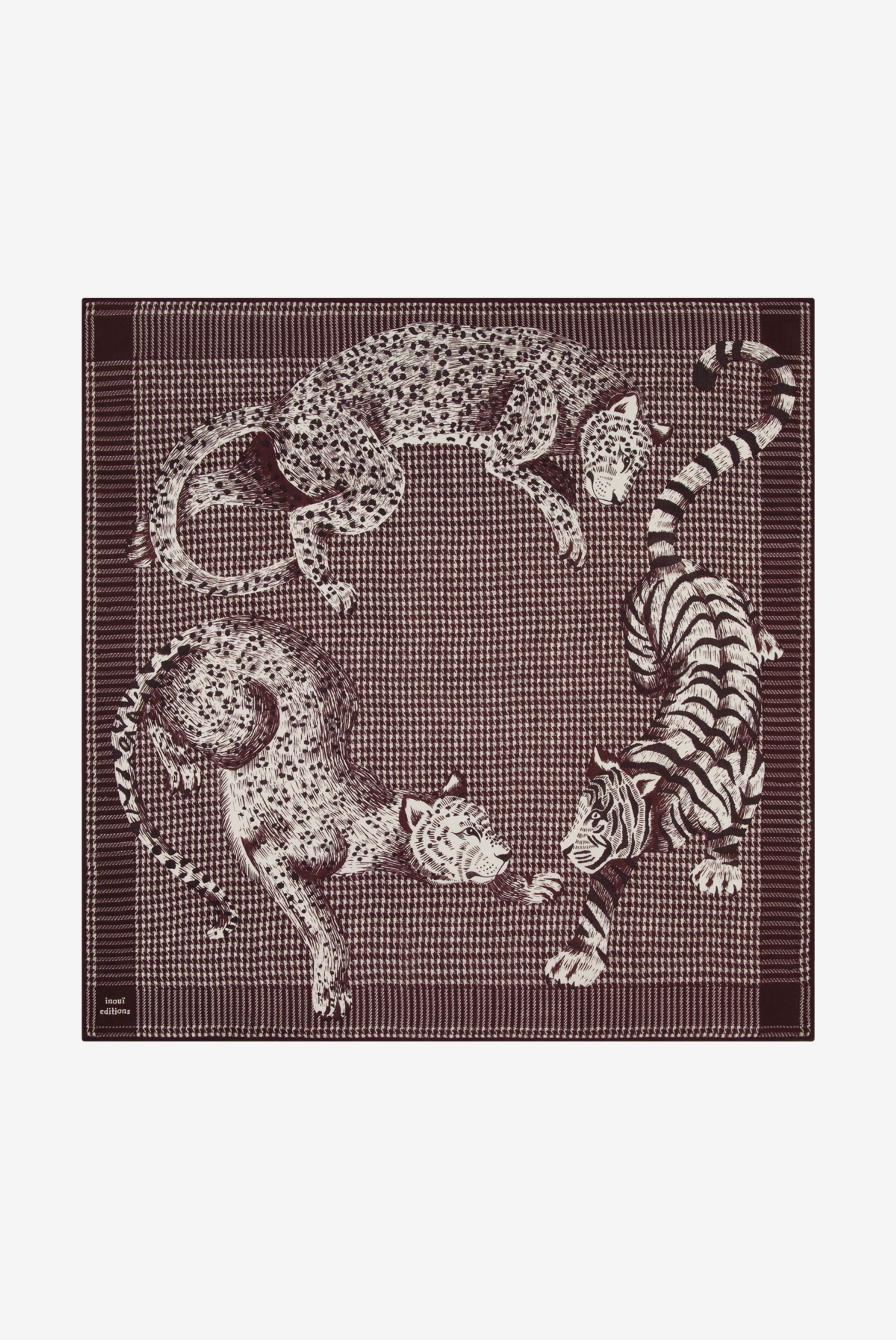 Square 100 - Jorgen Houndstooth - Brown