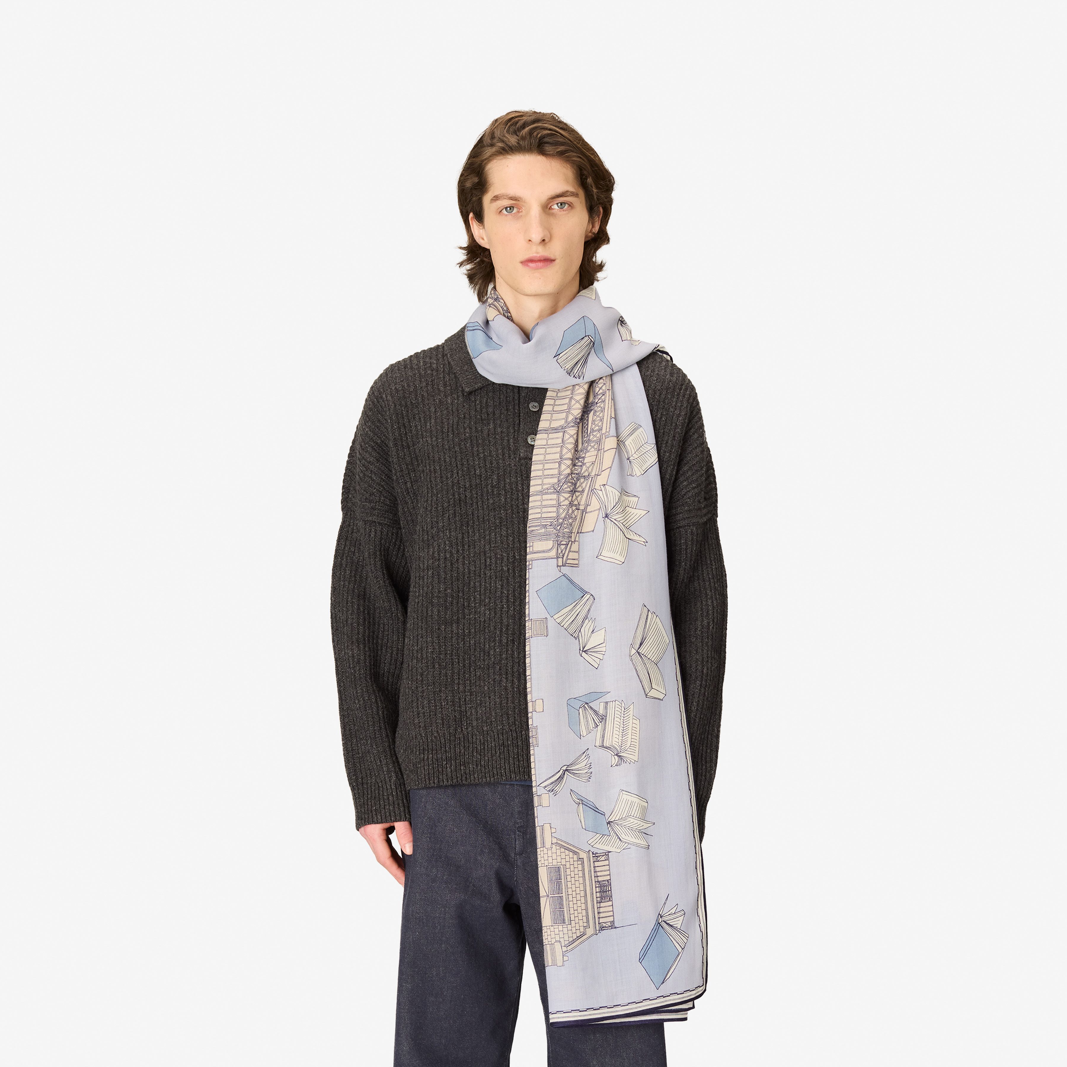 Bufanda 100 - Vivienne - Gris