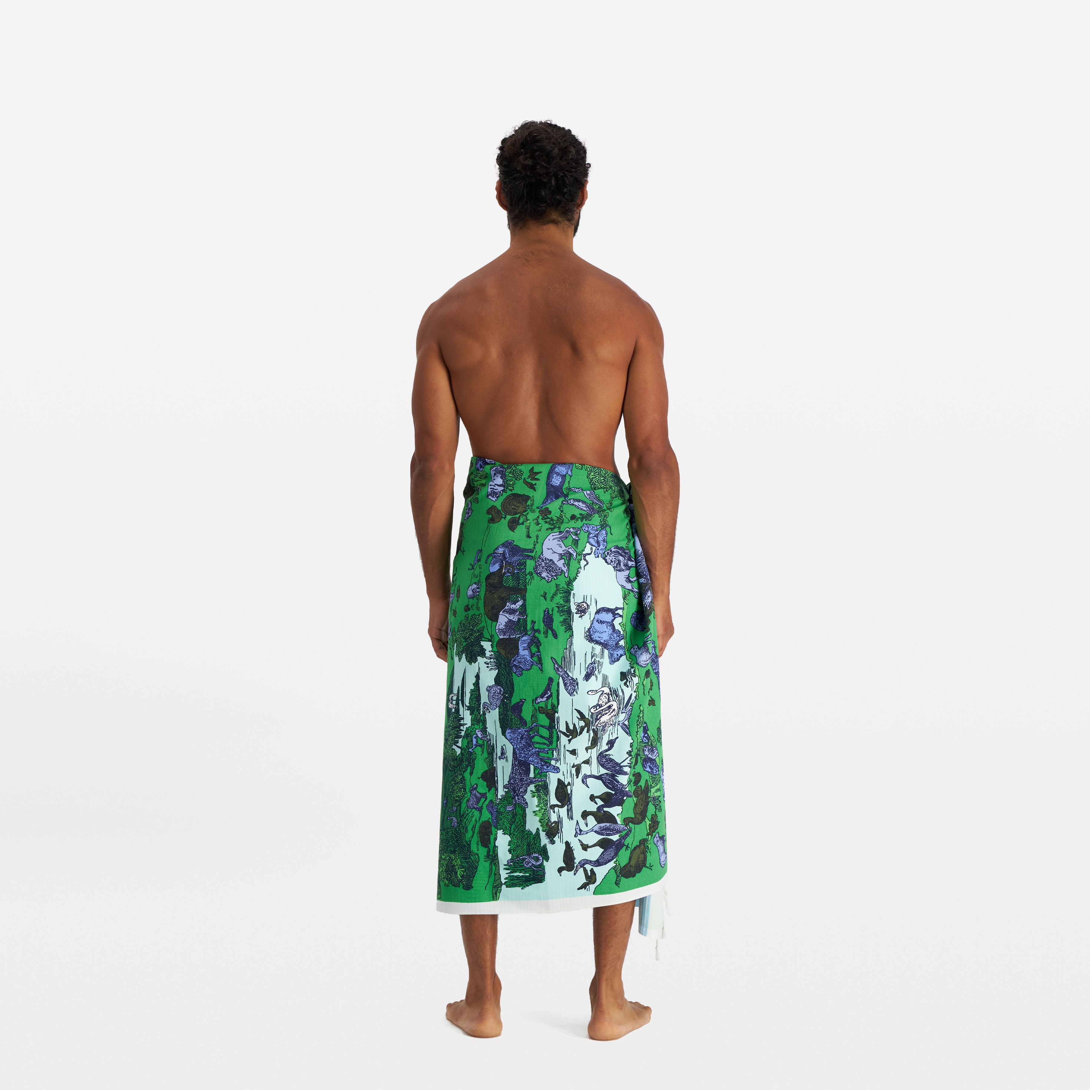 Fouta Towel 100 - Rêverie - Green