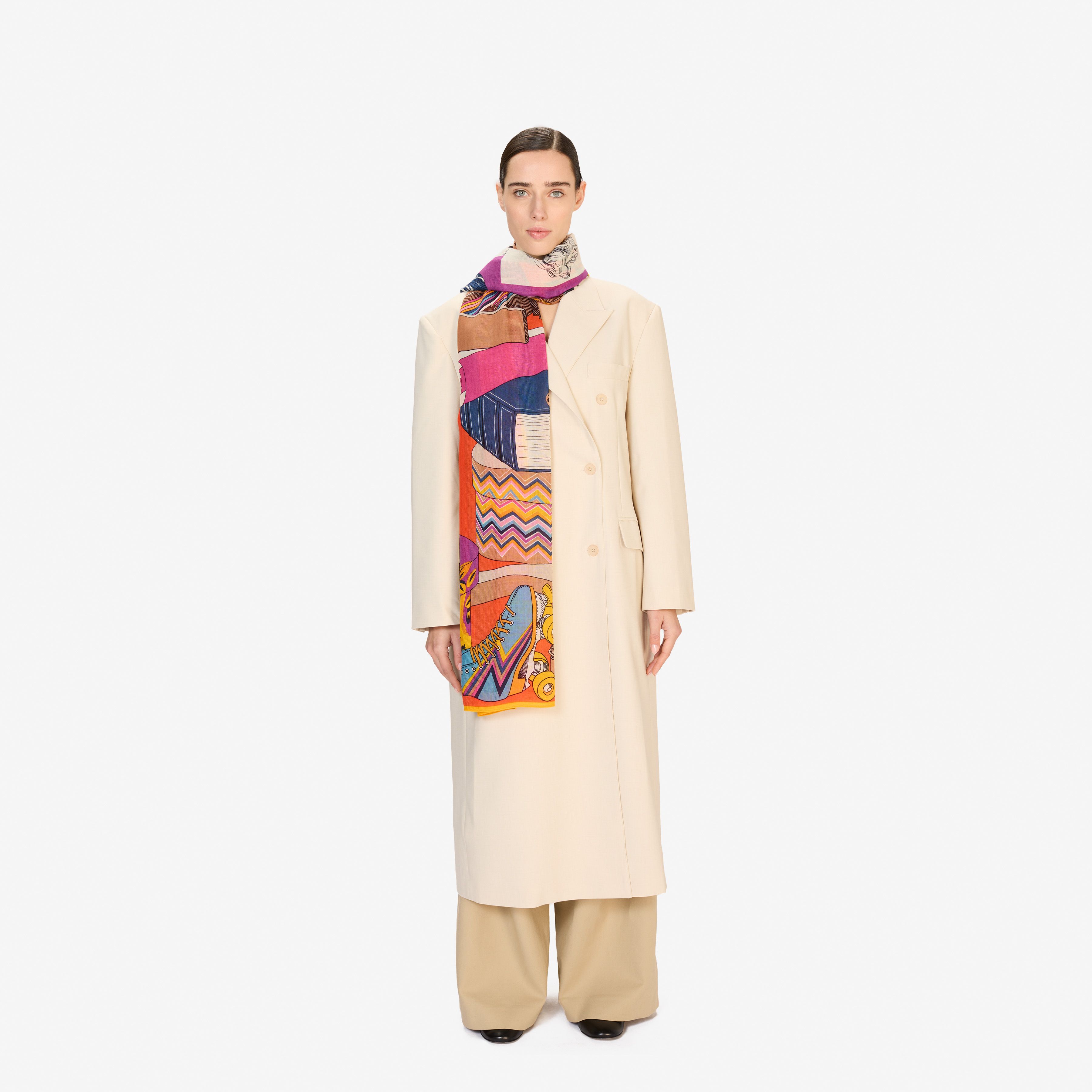 Bufanda 100 - Atelier - Naranja