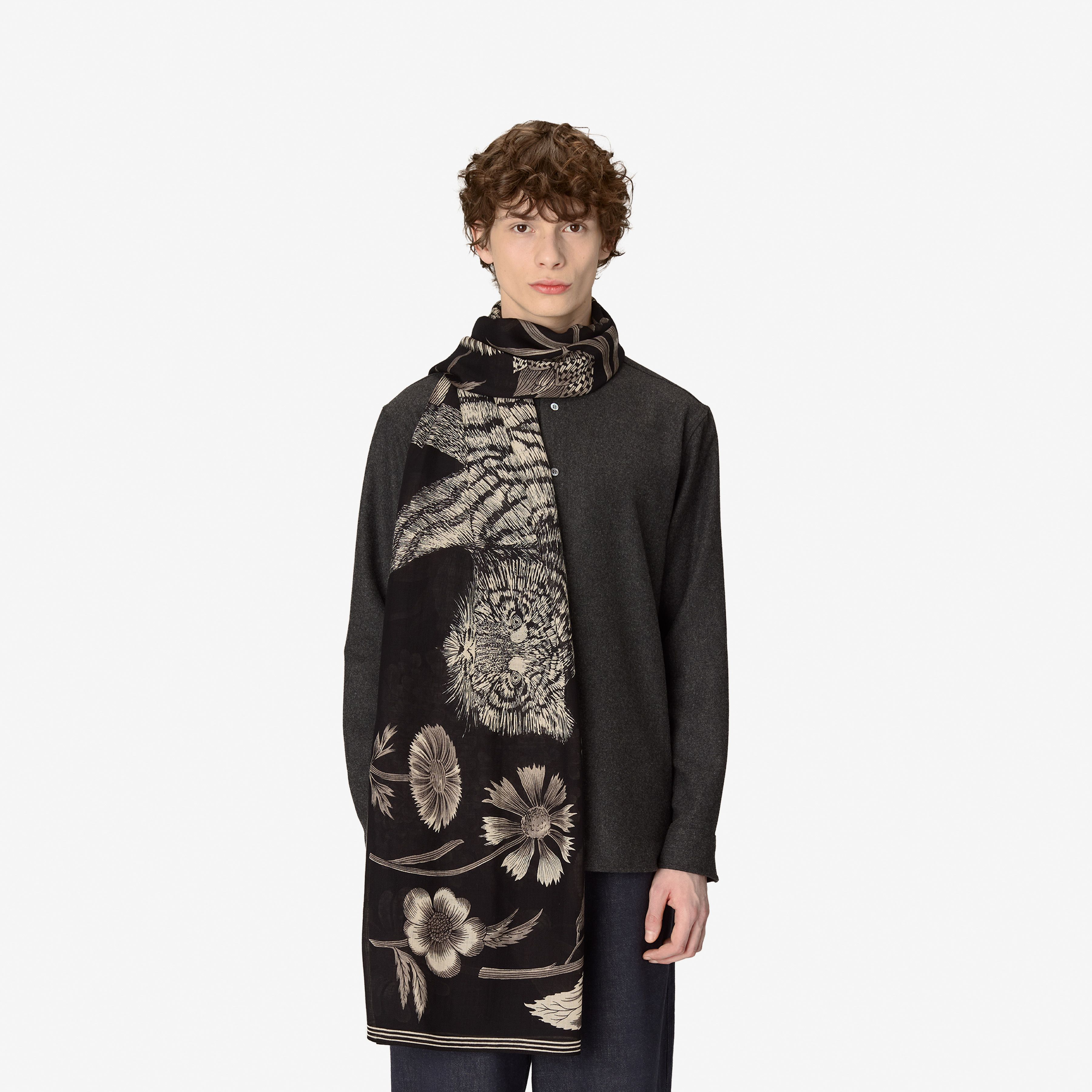 Scarf 80 - Gustav - Black
