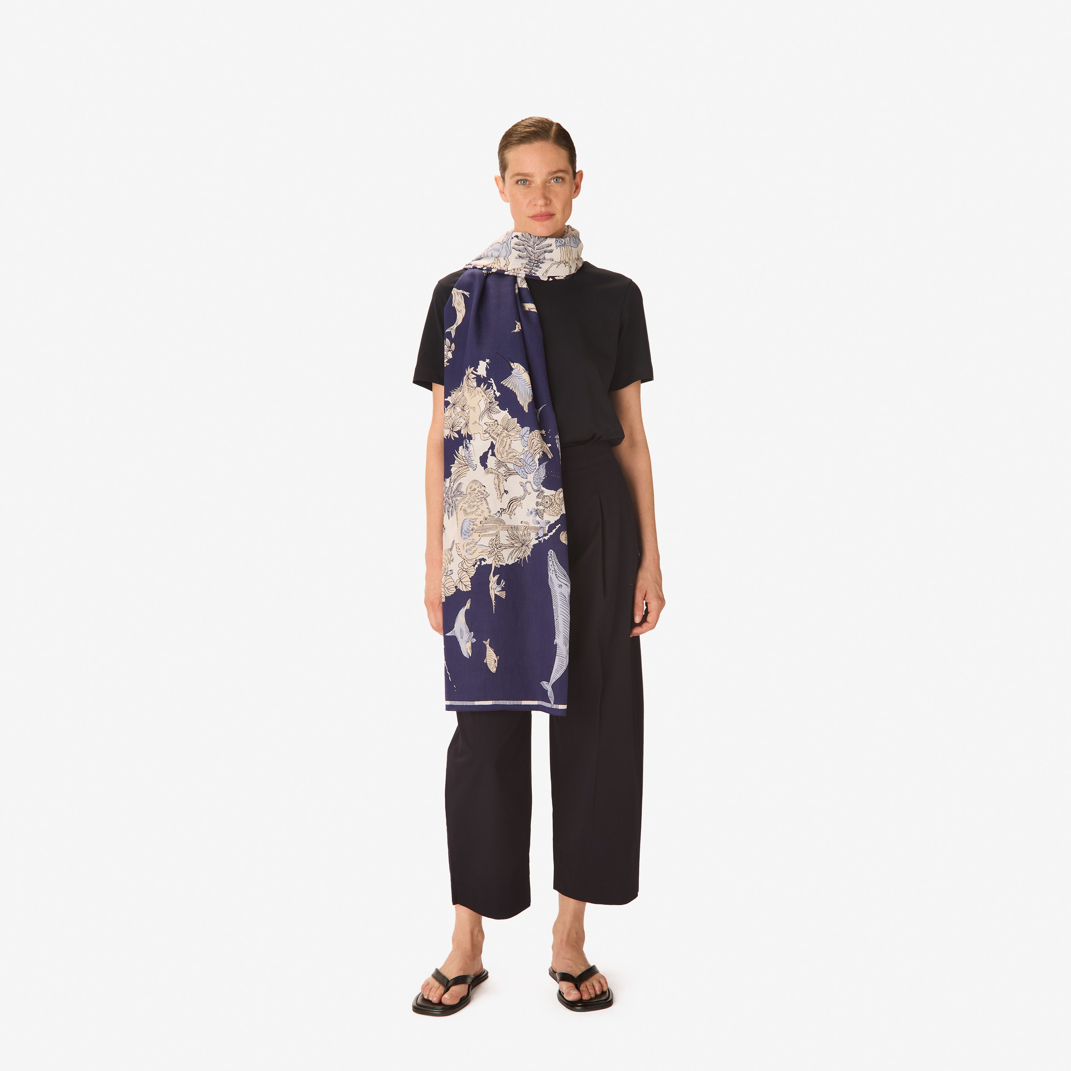Scarf 100 - Atlas - Navy