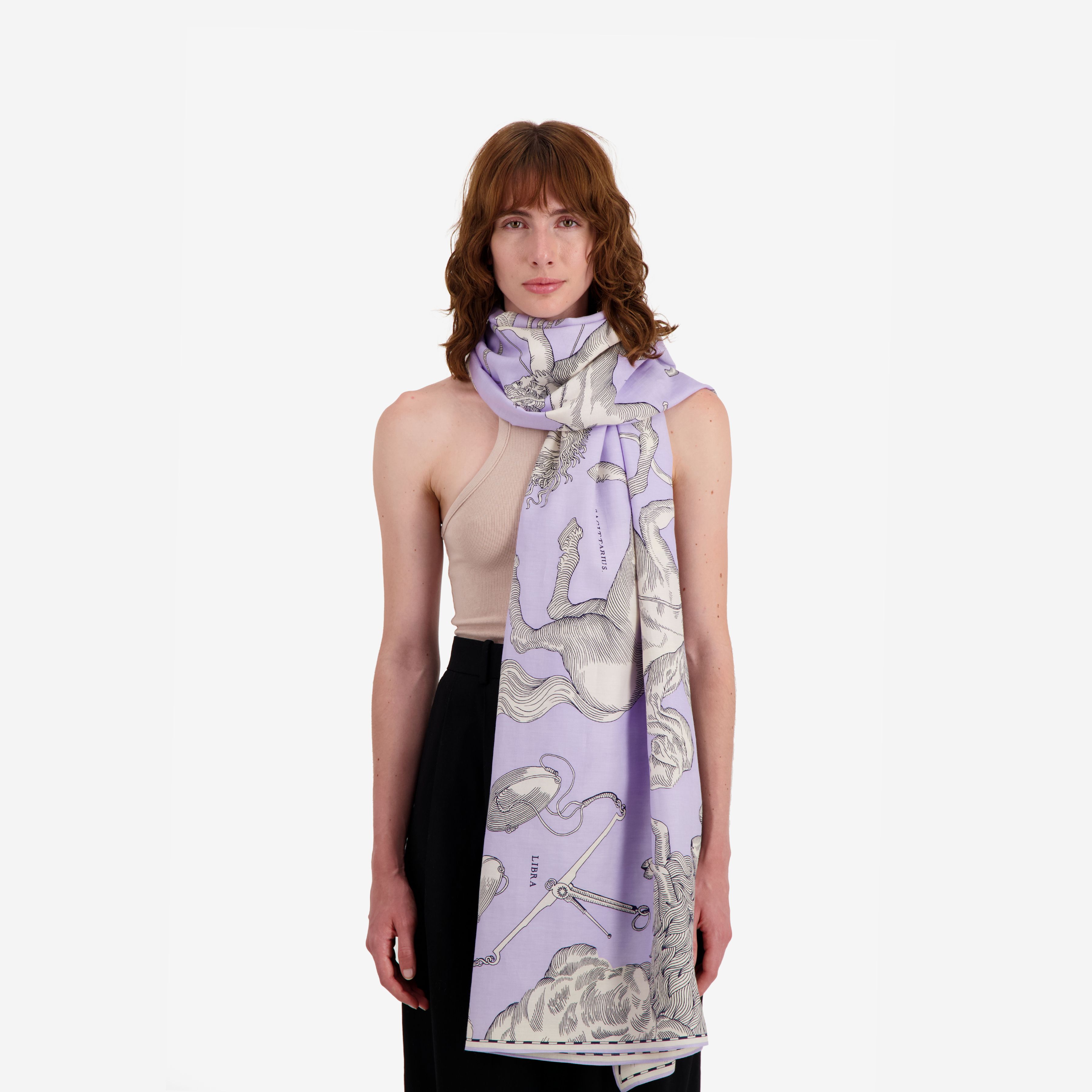 Scarf 100 - Astrologie - Lavender